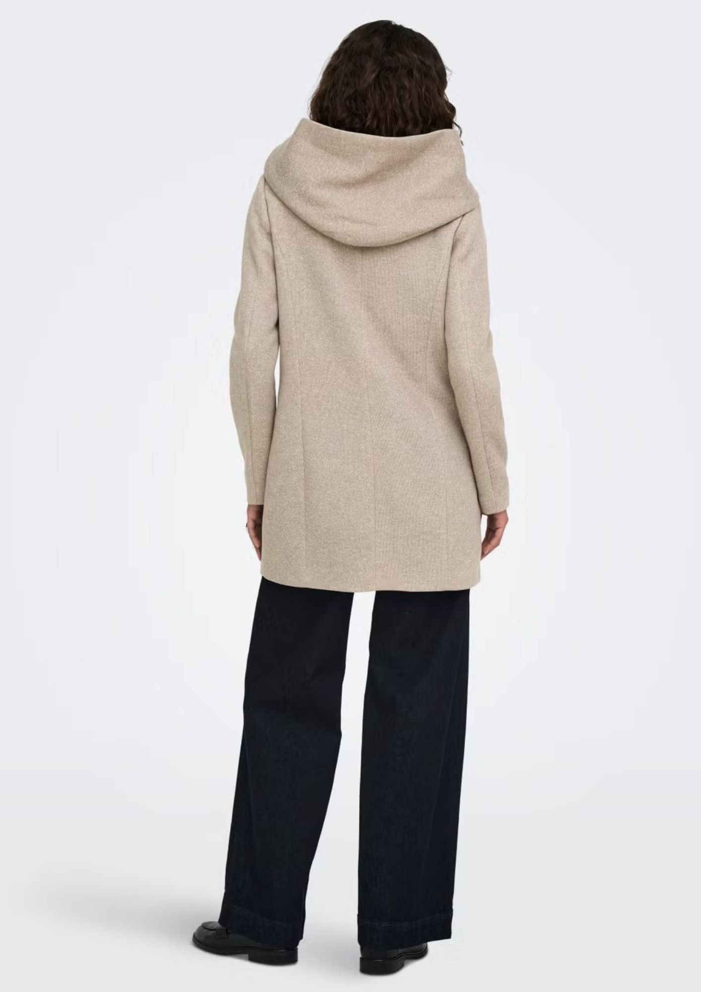 Only Cappotto Donna Sedona Beige 15142911 Fungi MELANGE ONLY