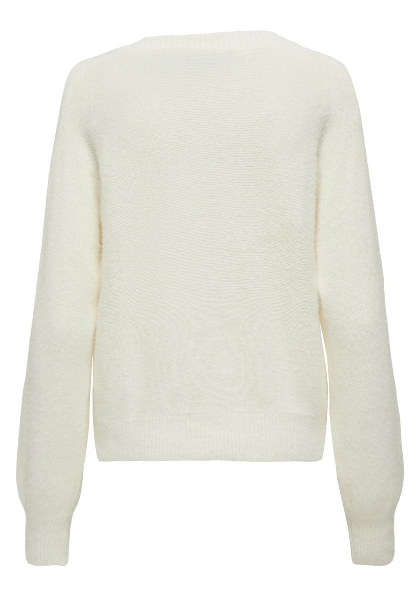 Only Cardigan Donna Lella Bianco 15259564 Cloud Dancer ONLY