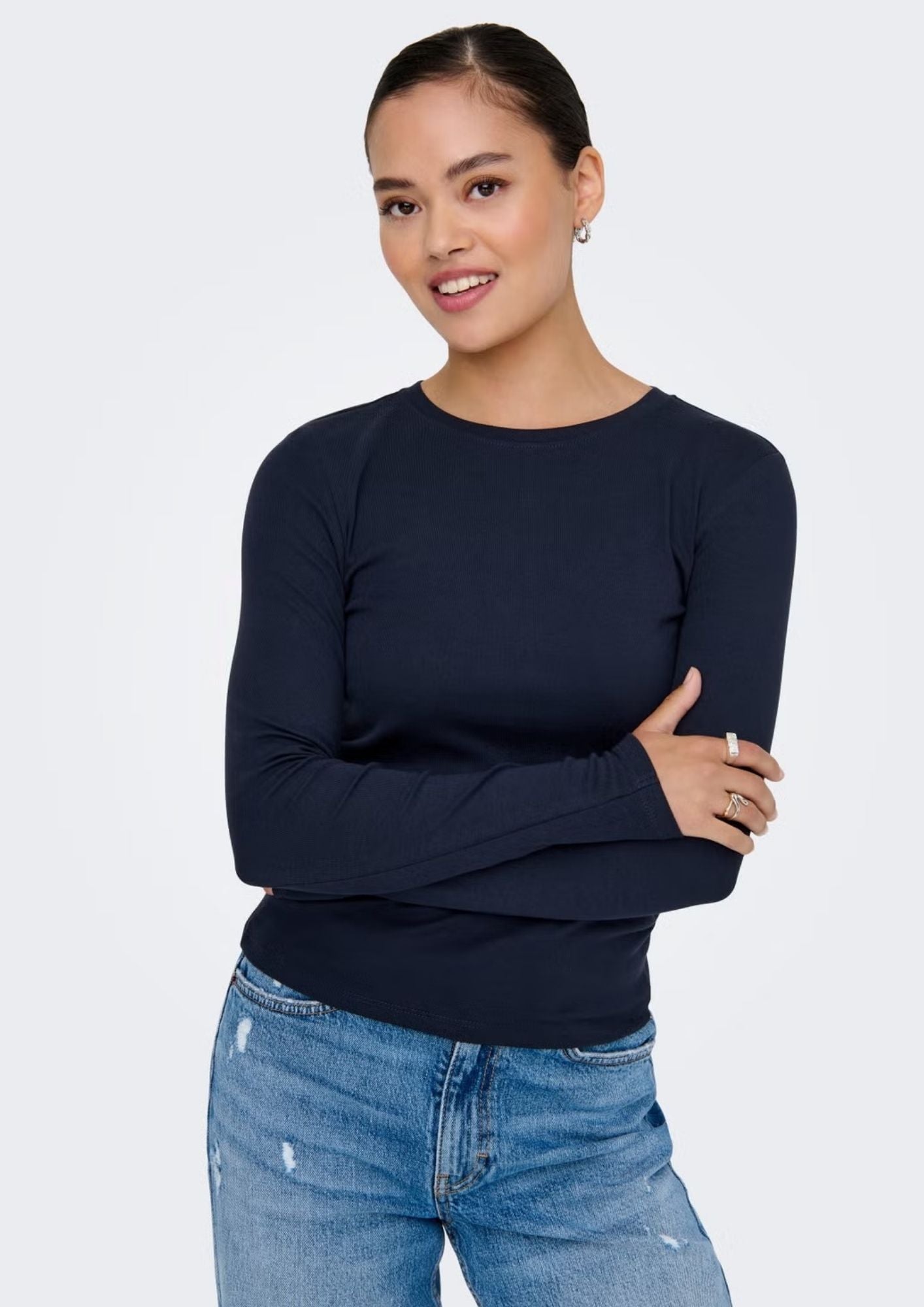 Only Maglia Donna Riley Blu 15323159 Night Sky ONLY