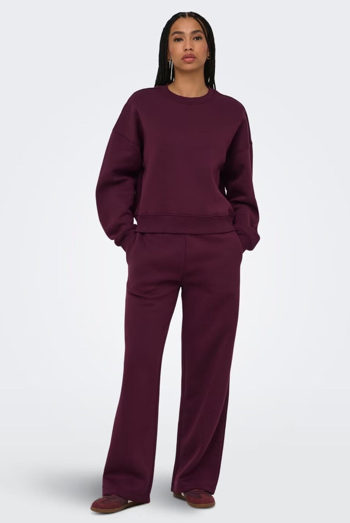 Only Felpa Donna Best Viola 15338727 Fig ONLY
