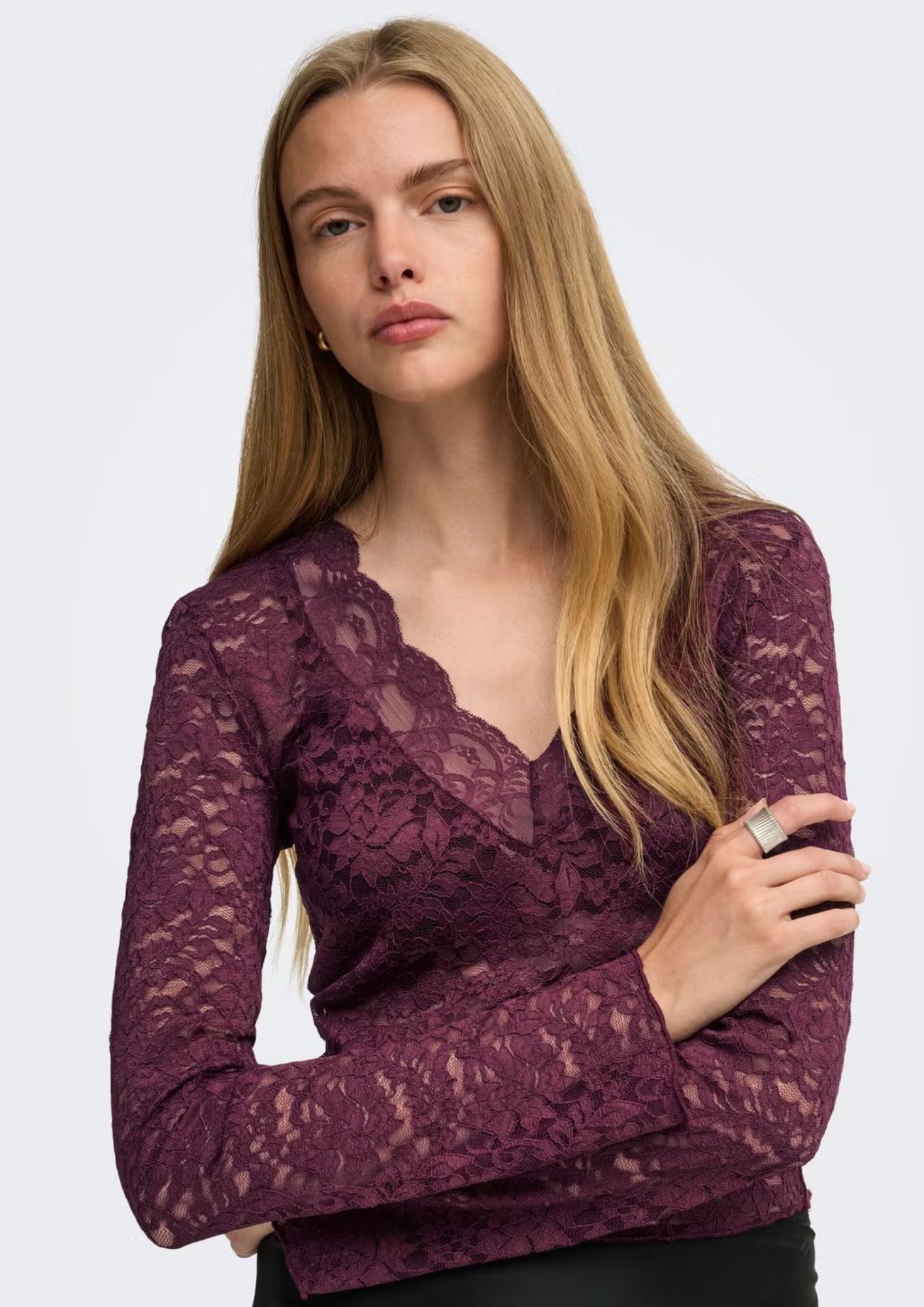 Only Top Donna Nikka Viola 15355839 Fig ONLY
