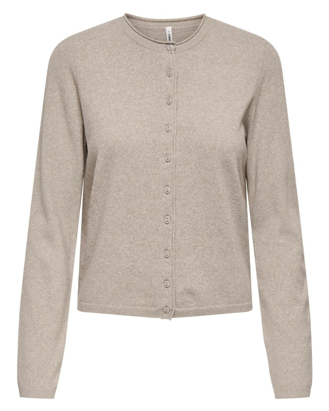 Cardigan Donna Beige 15368959 Beige Melange ONLY