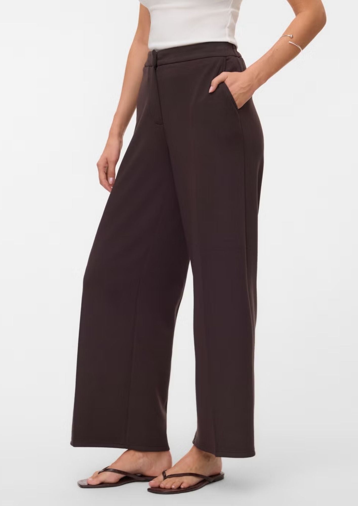 Vero Moda Pantalone Donna Bellis Marrone 10348691 Chocolate Torte VERO MODA
