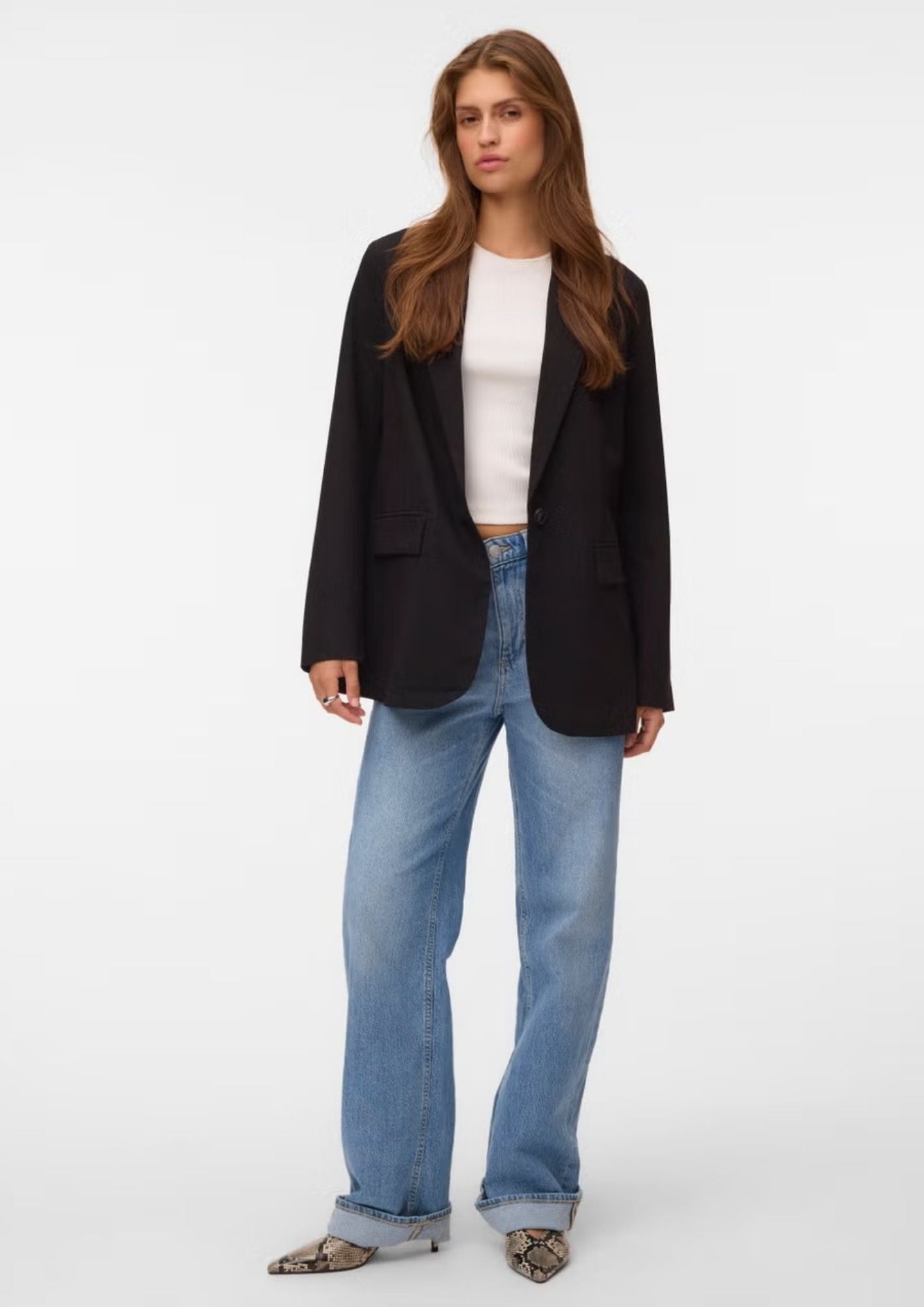 Vero Moda Giacca Donna Texas Nera 10348823 Black VERO MODA