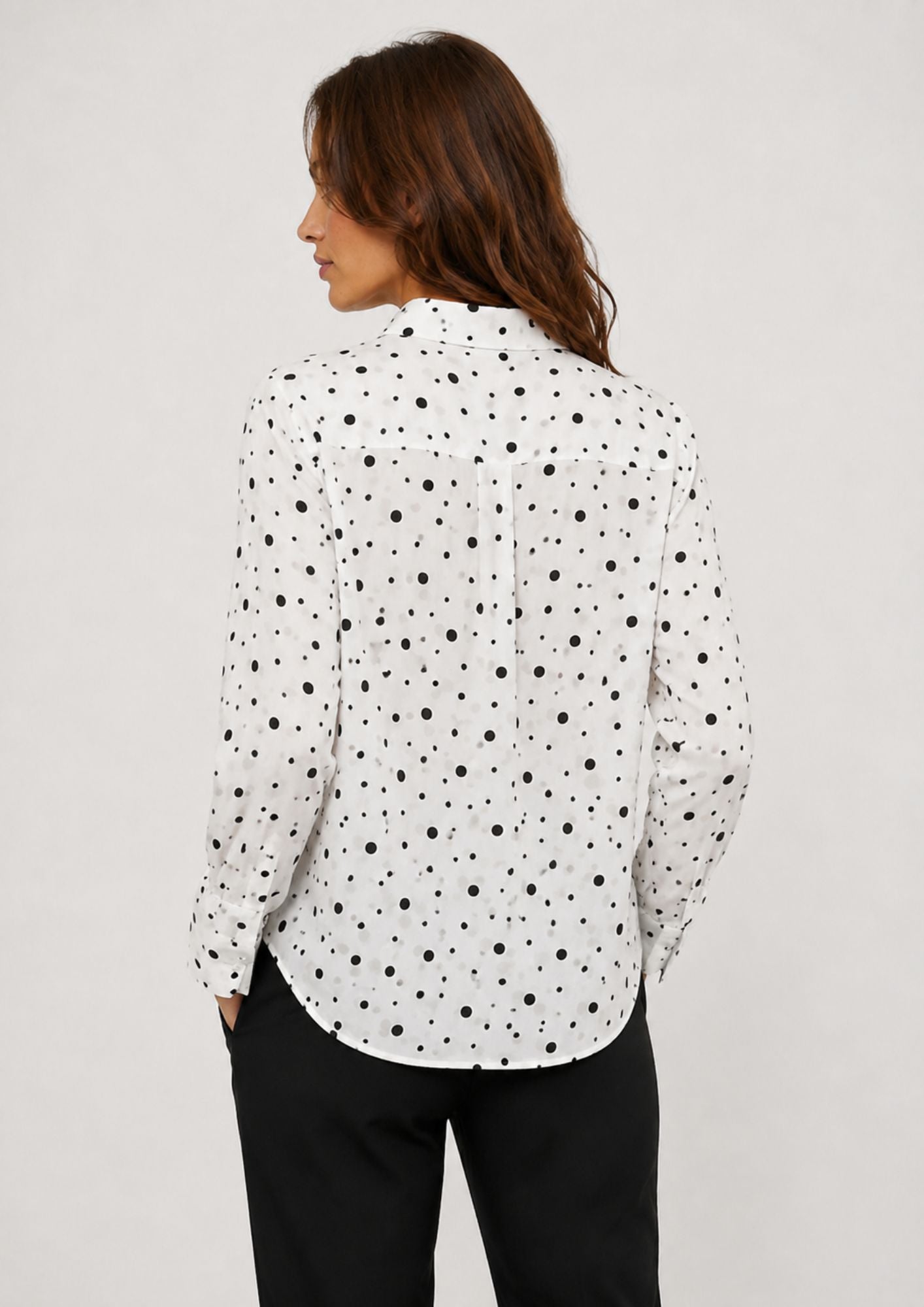 Vero Moda Camicia Donna Ninna Bianca 10349239 Snow White Black flock VERO MODA