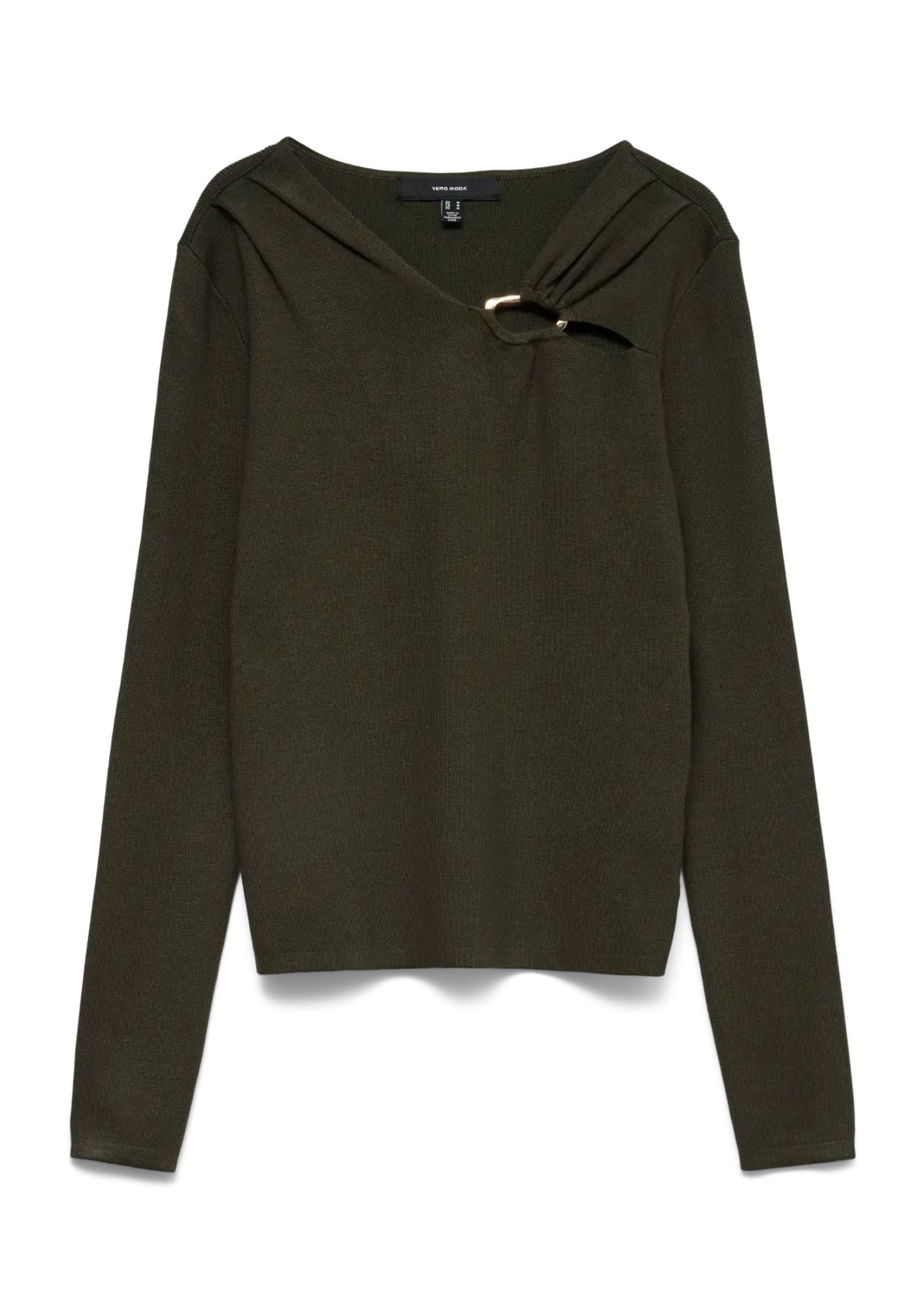 Vero Moda Pullover Donna Jain Verde 10350239 Forest Night W. GOLD VERO MODA