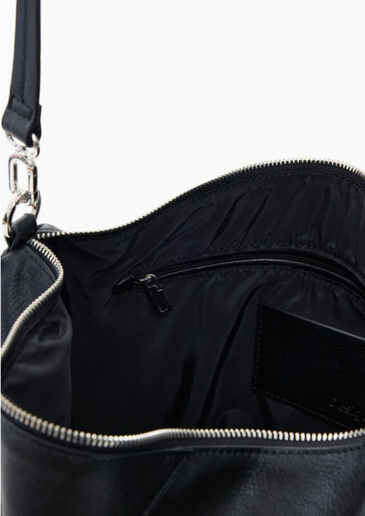 Desigual Borsa Donna Bag Half Logo Leiria 2.0 Black Nera 26SAXP66 2000 DESIGUAL