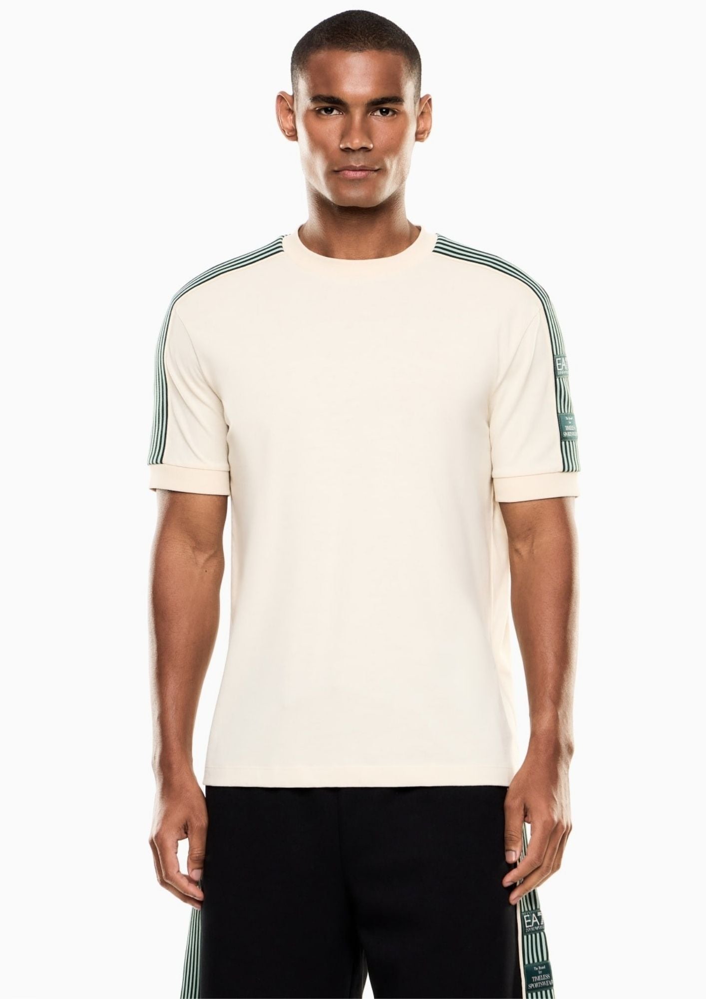 EA7 Emporio Armani T-Shirt Uomo Beige Chiaro 7M001507 AF16548 U1088 EA7 EMPORIO ARMANI