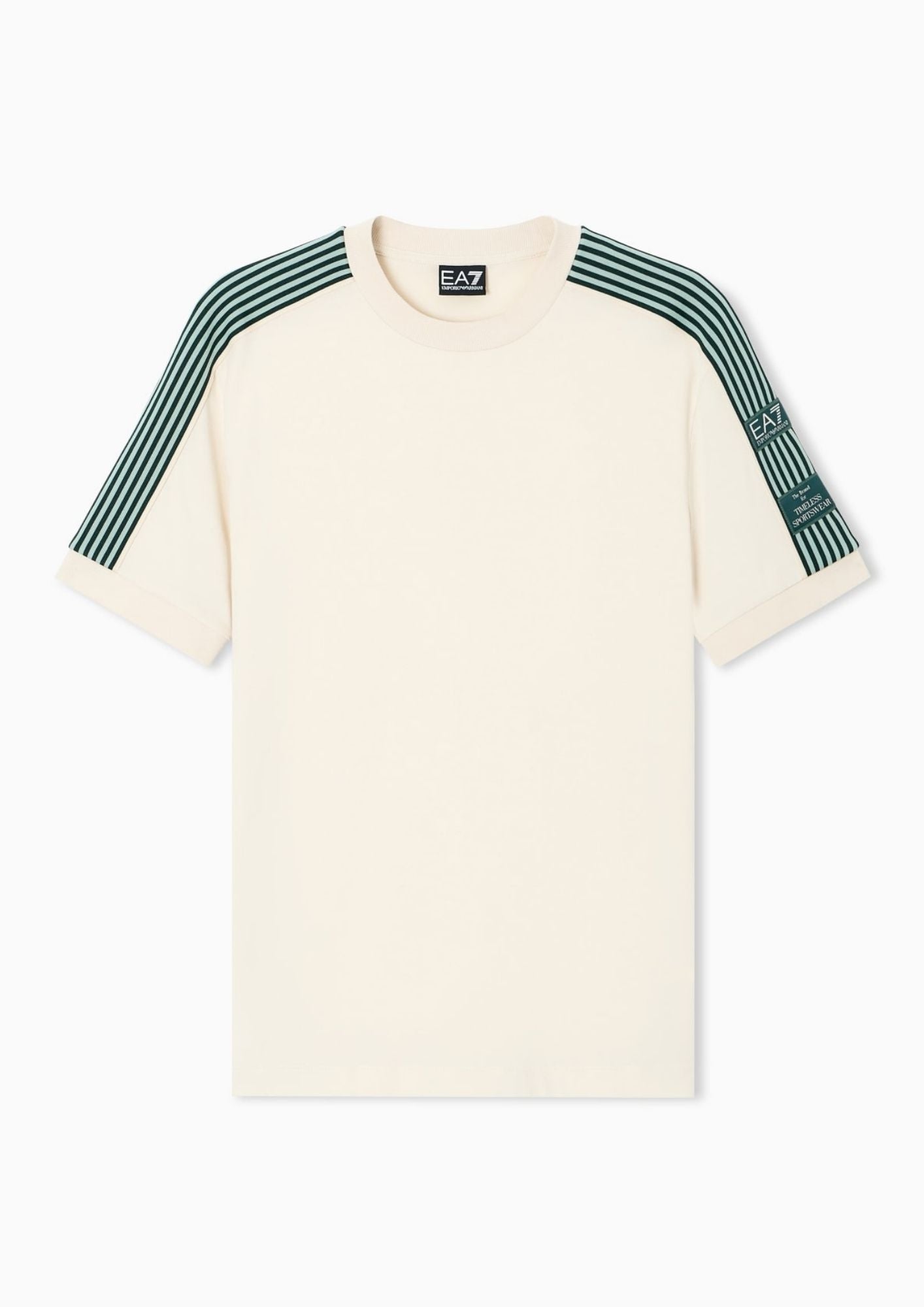 EA7 Emporio Armani T-Shirt Uomo Beige Chiaro 7M001507 AF16548 U1088 EA7 EMPORIO ARMANI