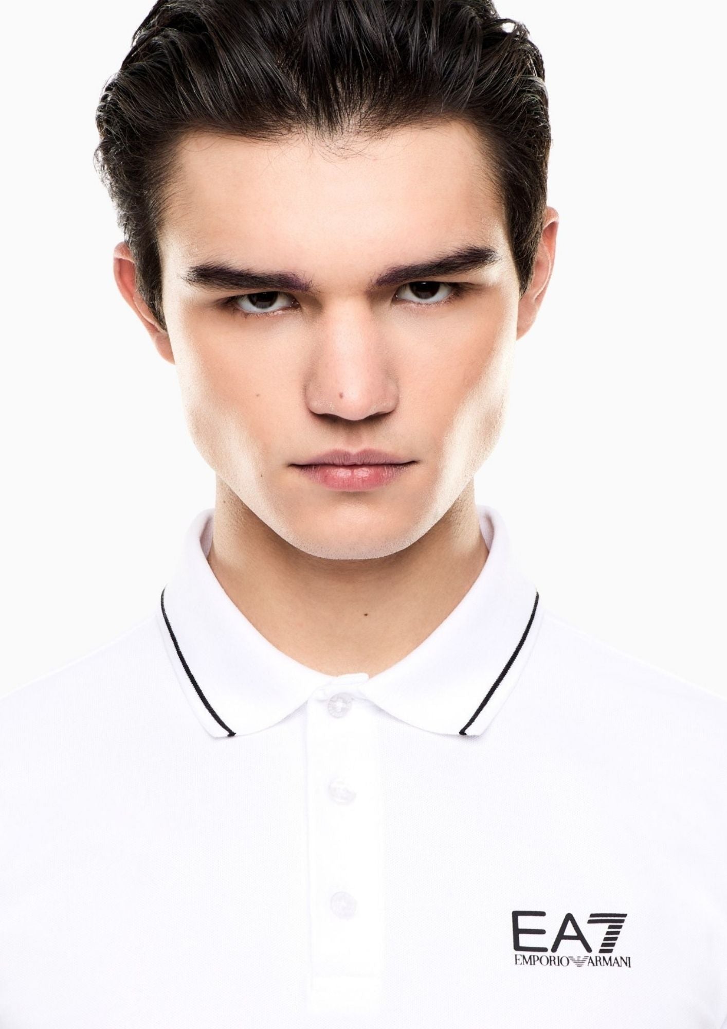 EA7 Emporio Armani Polo Uomo Bianca 8NPF16 PJVUZ 1100 EA7 EMPORIO ARMANI
