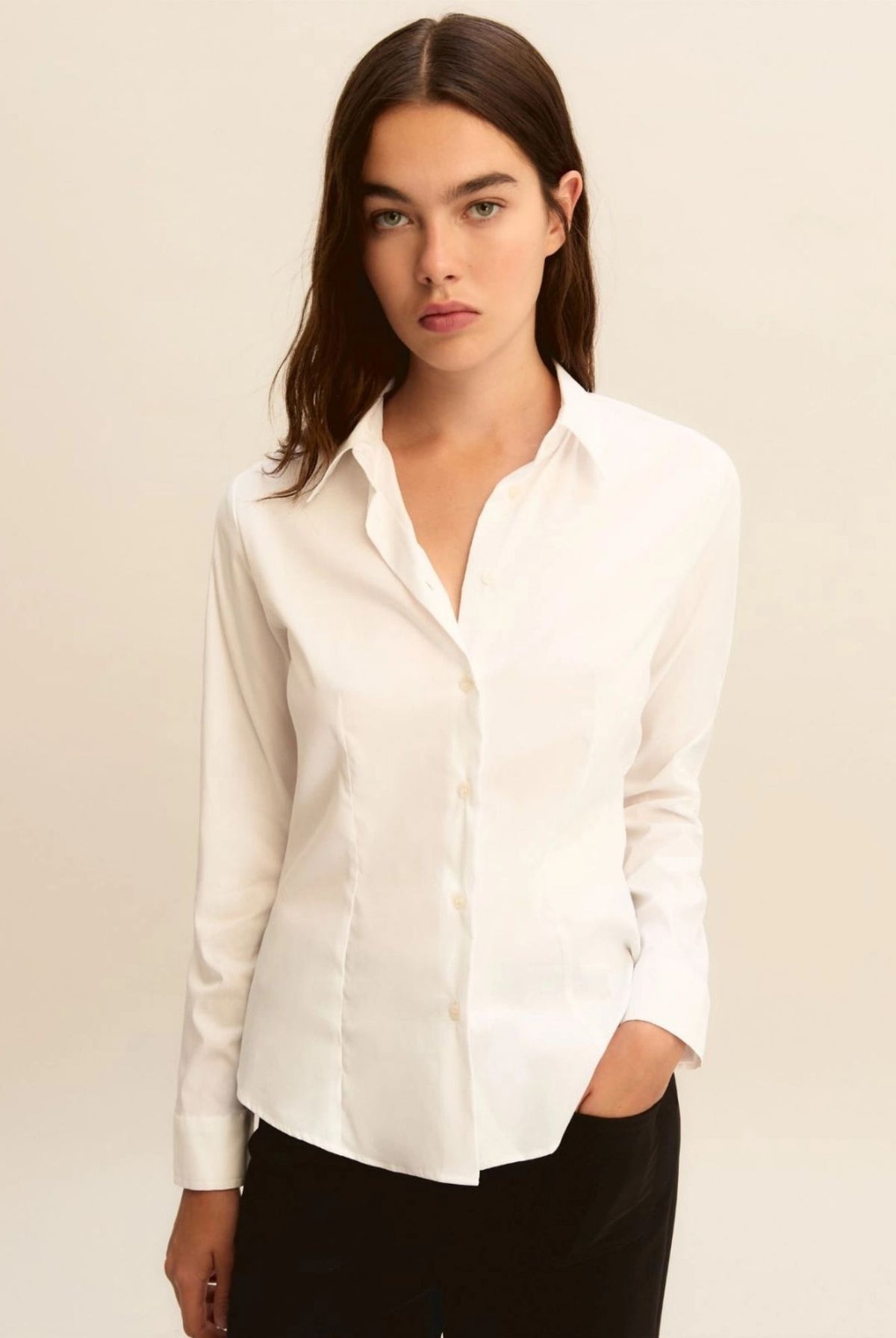 Emme Marella Camicia Donna Emmtempo Bianca 2615111011200 001 EMME MARELLA