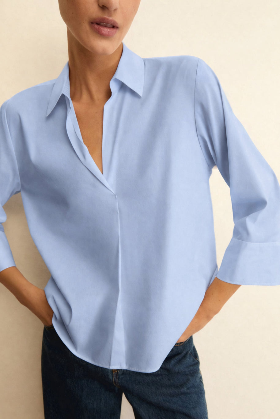 Emme Marella Blusa Donna Emmadorno Azzurra 2615111091200 003 EMME MARELLA