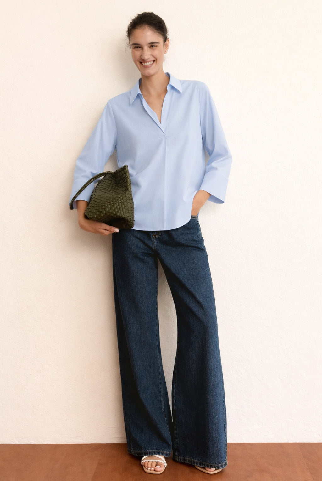 Emme Marella Blusa Donna Emmadorno Azzurra 2615111091200 003 EMME MARELLA