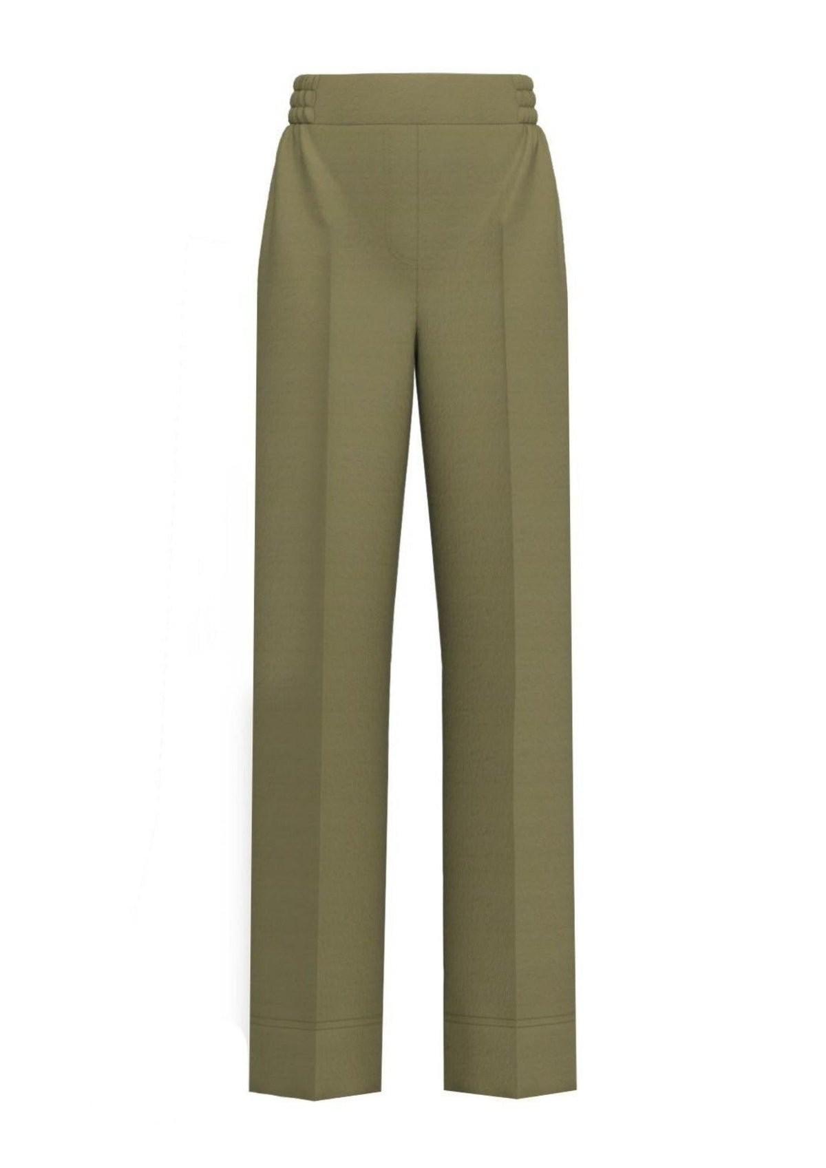 Emme Marella Pantalone Donna Emmagnolo Verde Militare 2615131022200 003 EMME MARELLA