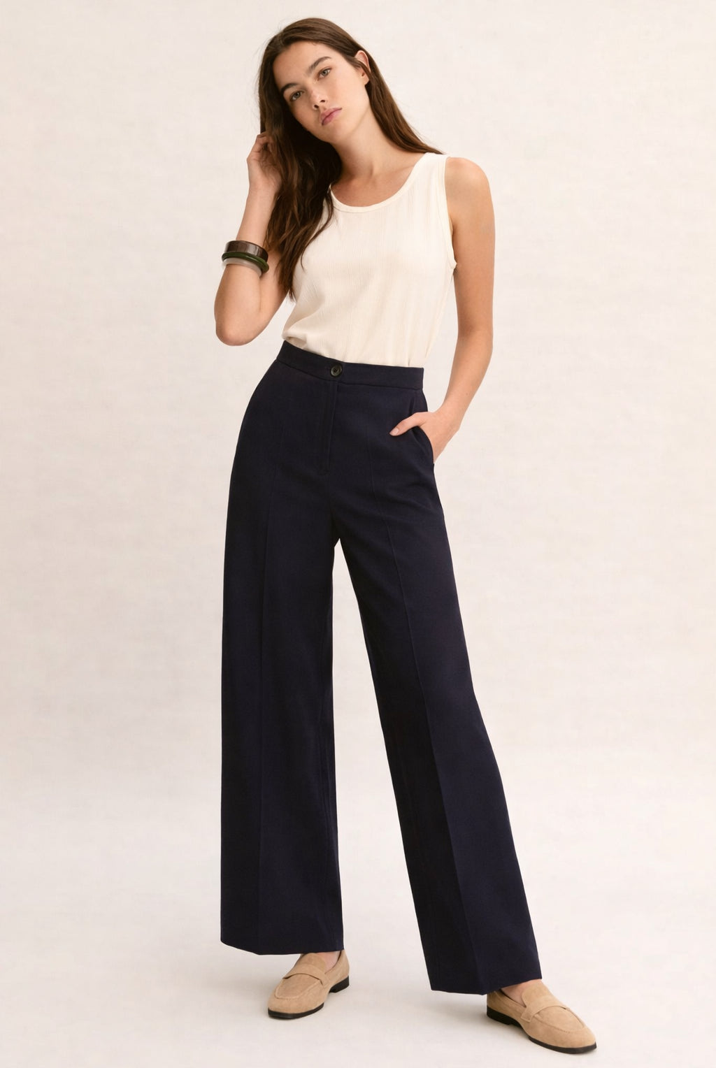 Emme Marella Pantalone Donna Emmalcuno Blu 2615131041200 007 EMME MARELLA