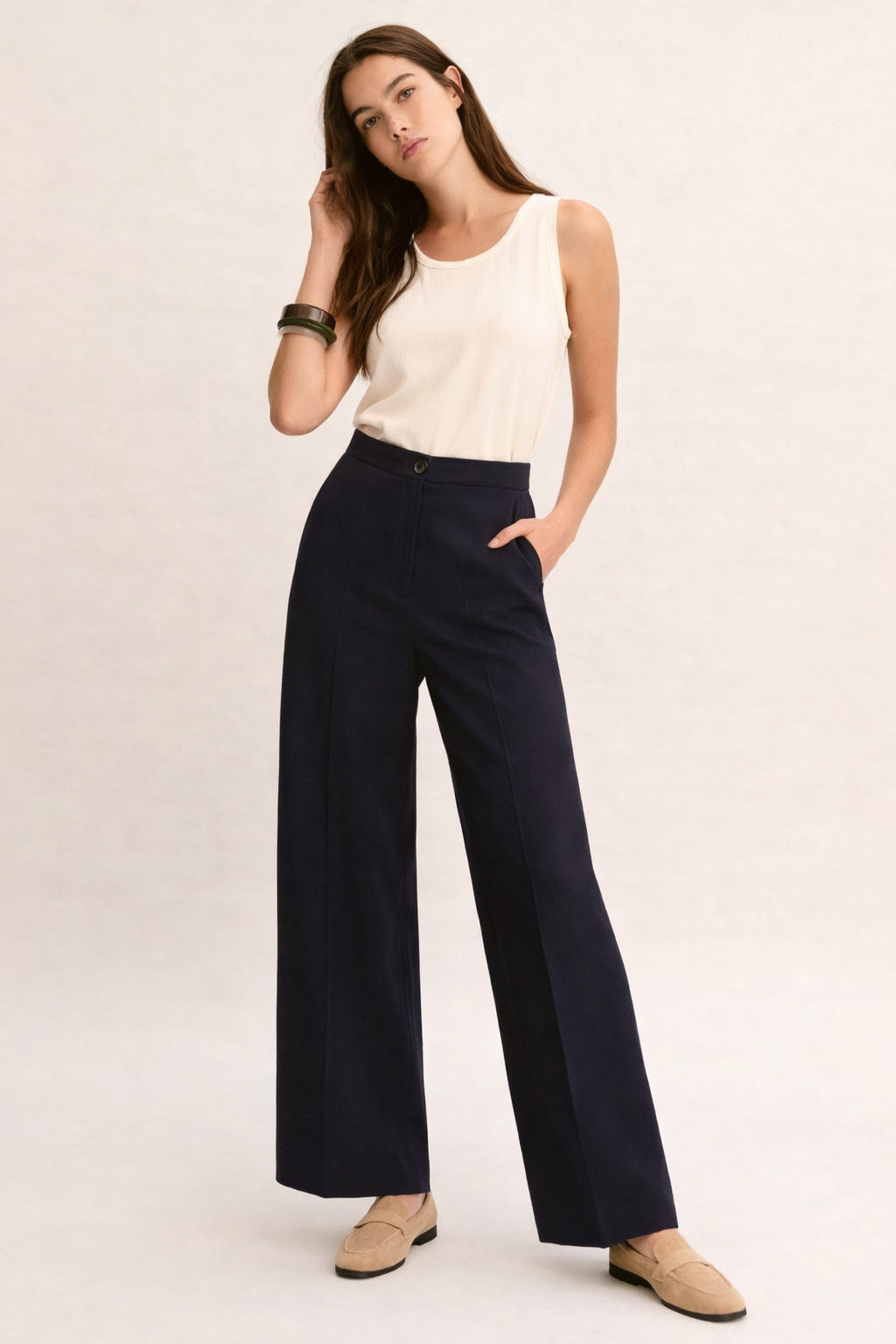 Emme Marella Pantalone Donna Emmalcuno Blu 2615131041200 007 EMME MARELLA