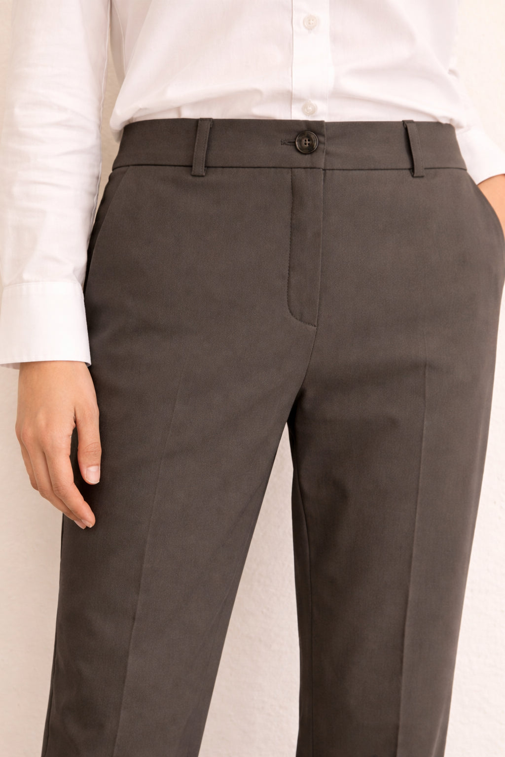 Emme Marella Pantalone Donna Emmsvelto Verde Militare 2615131122200 006 EMME MARELLA