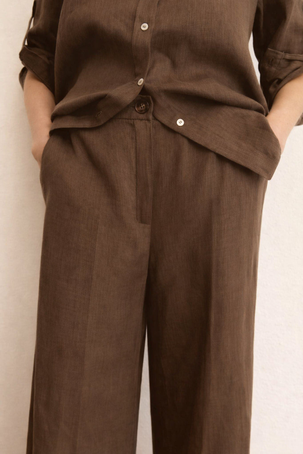 Emme Marella Pantalone Donna Emmclava Tortora 2615131182200 005 EMME MARELLA