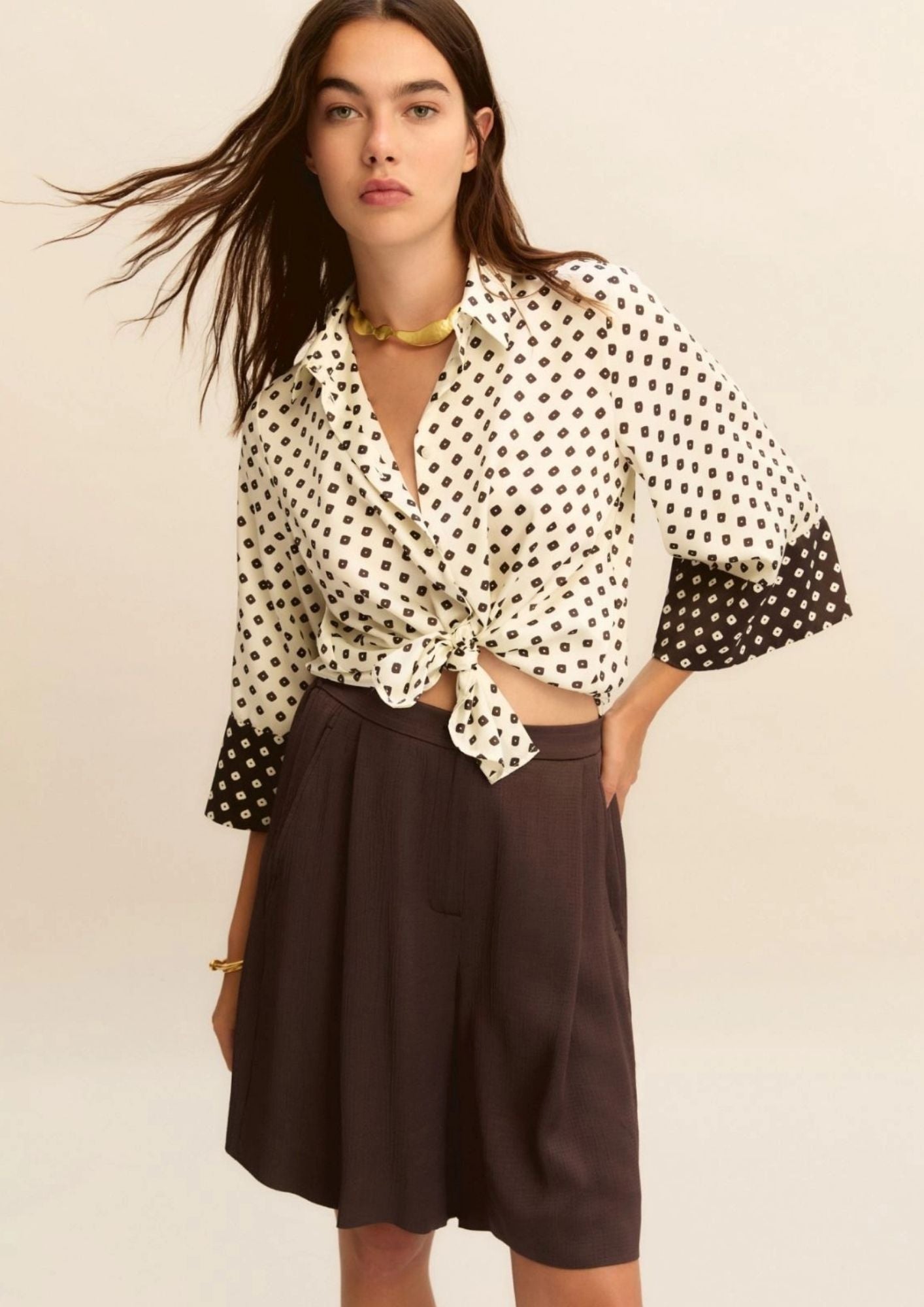 Emme Marella Bermuda Donna Emmlamine Testa Di Moro 2615141021200 003 EMME MARELLA
