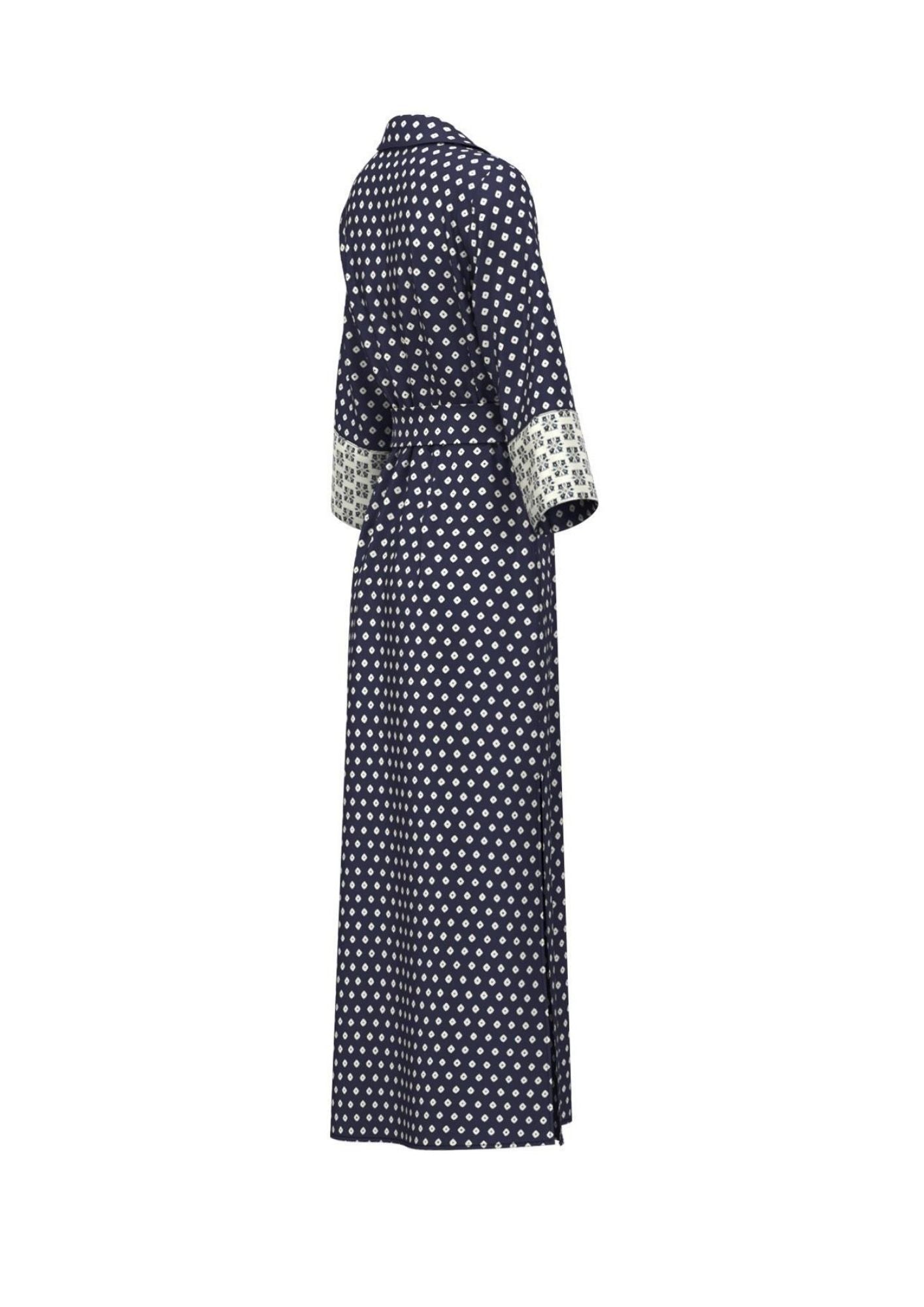 Emme Marella Abito Donna Emmfolgore Blu Rombi 2615221101200 009 EMME MARELLA