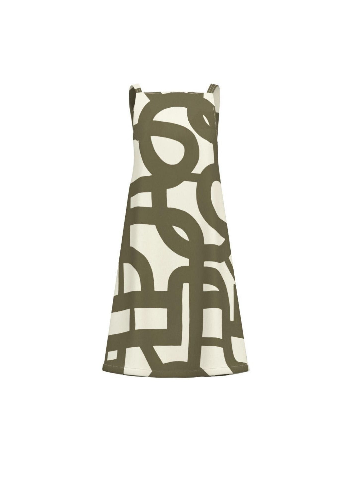 Emme Marella Vestito Donna Emmbiavo Verde Militare Geometrico 2615221382200 007 EMME MARELLA