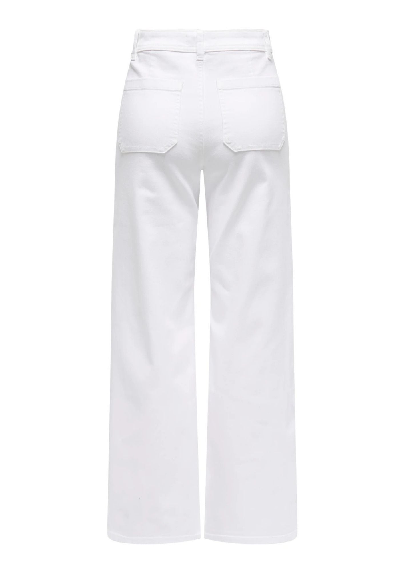 Jacqueline De Yong Pantalone Donna Iris Bianco 15341269 White JACQUELINE DE YONG
