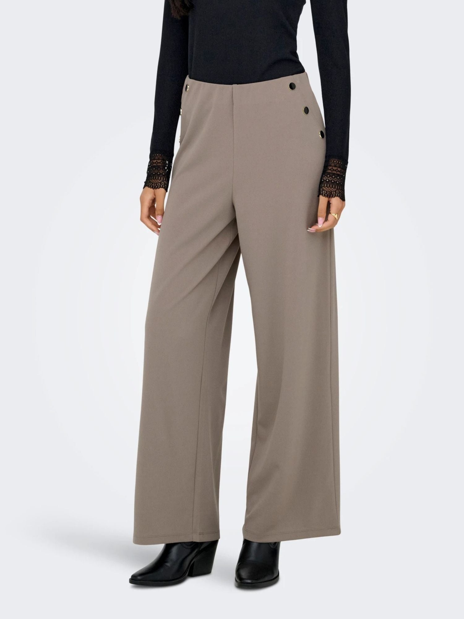 Jacqueline De Yong Pantaloni Donna Driftwood Jdygeggo 15343979 Driftwood JACQUELINE DE YONG