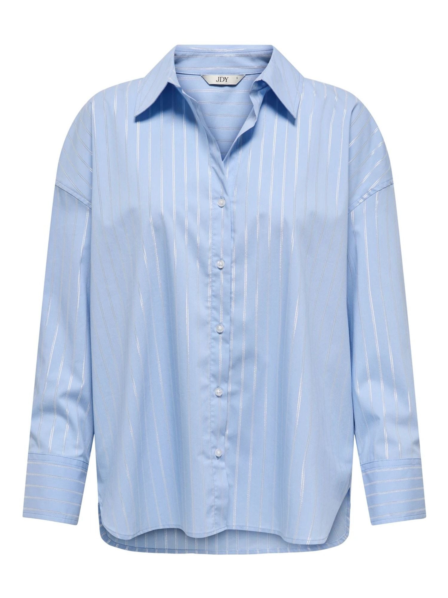 Jacqueline De Yong Camicia Donna Chambray Blue Jdymio 15359455 Chambray Blue SILVER LUREX JACQUELINE DE YONG