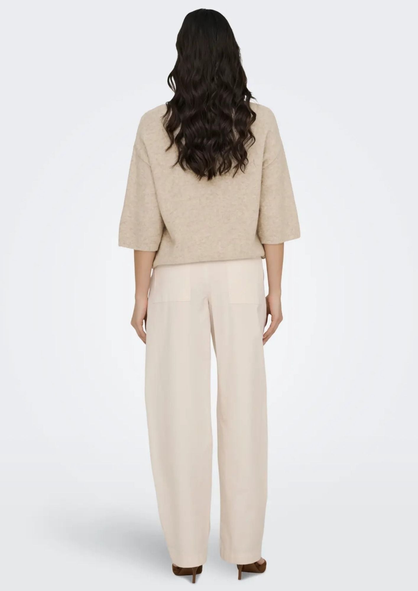 Jacqueline De Yong Pantalone Donna Bianco 15367918 Cloud Dancer JACQUELINE DE YONG