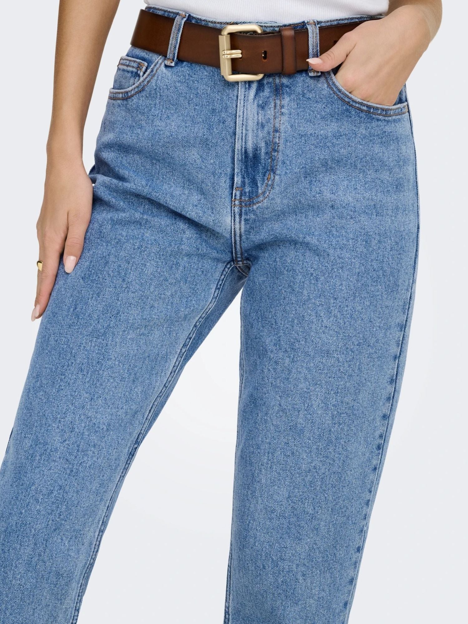 Only Jeans Donna Straight Fit Light Blue Onlemily 15171550 Light Blue Denim ONLY