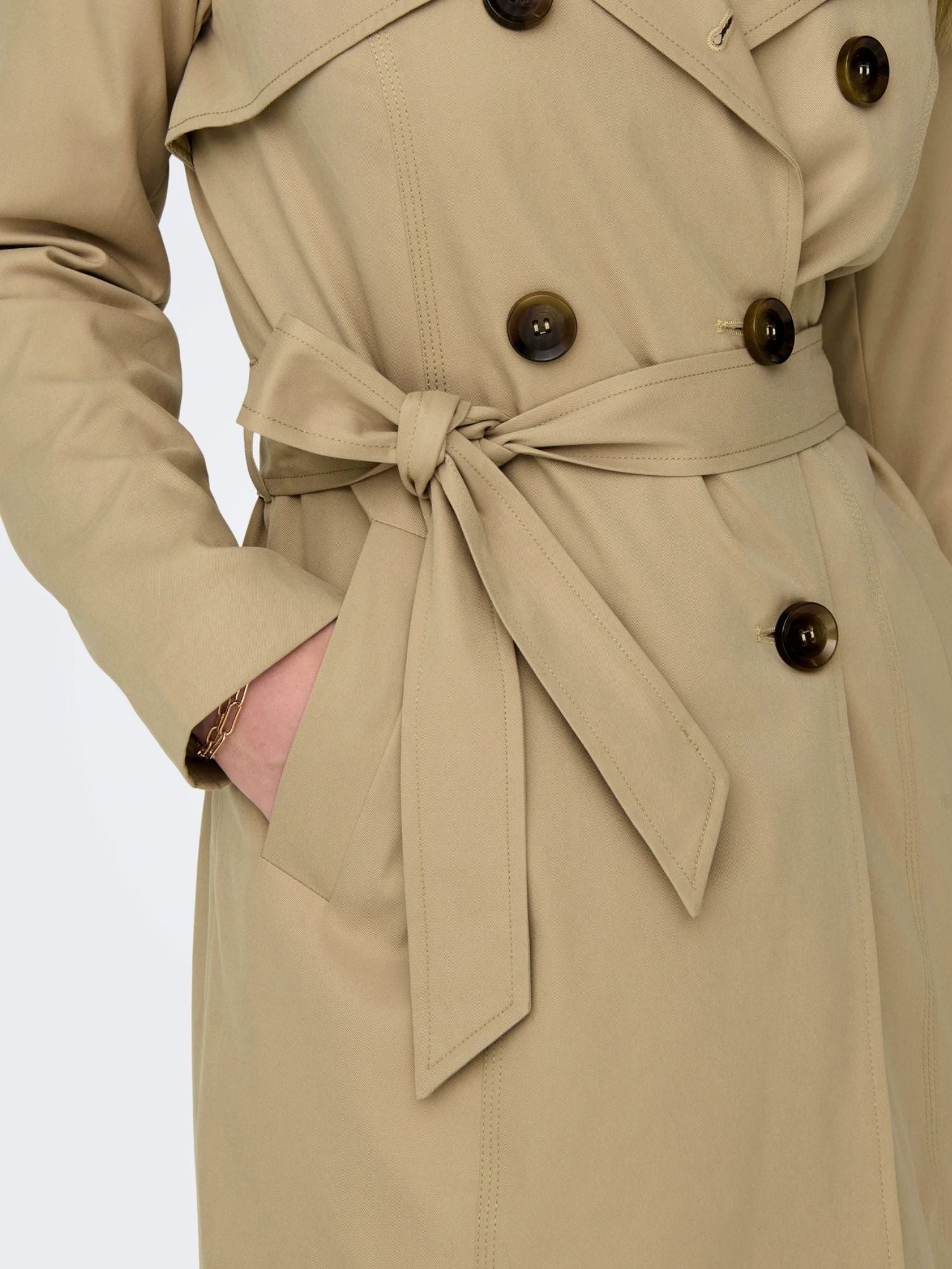 Only Trench Donna Ginger Root Onlvalerie 15191821 Ginger Root ONLY