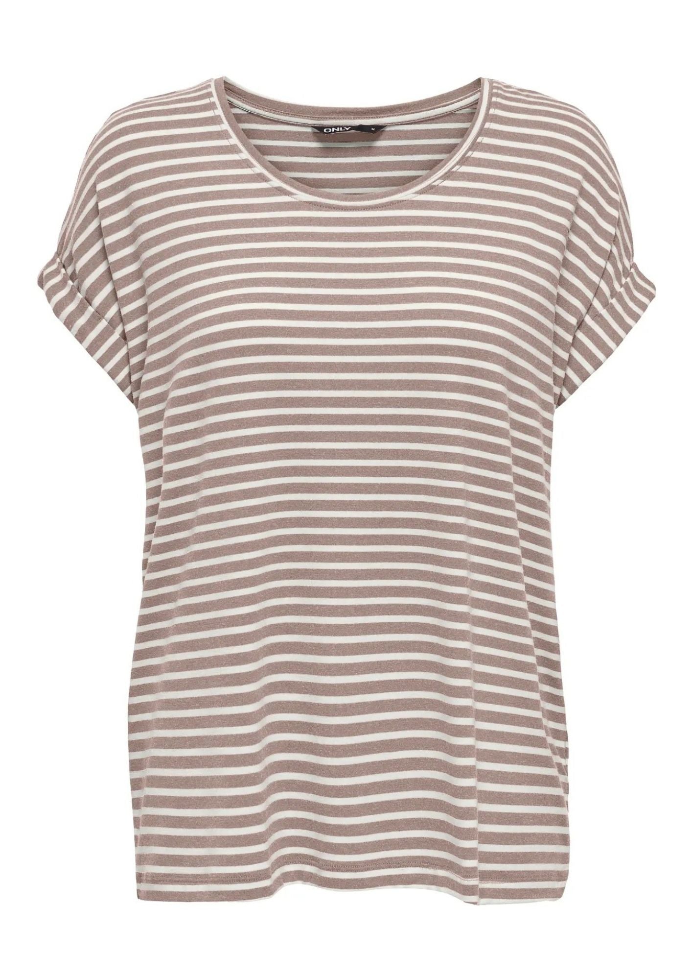 Only T-Shirt Donna Monster Bianca e Grigia 15206243 Etherea ONLY