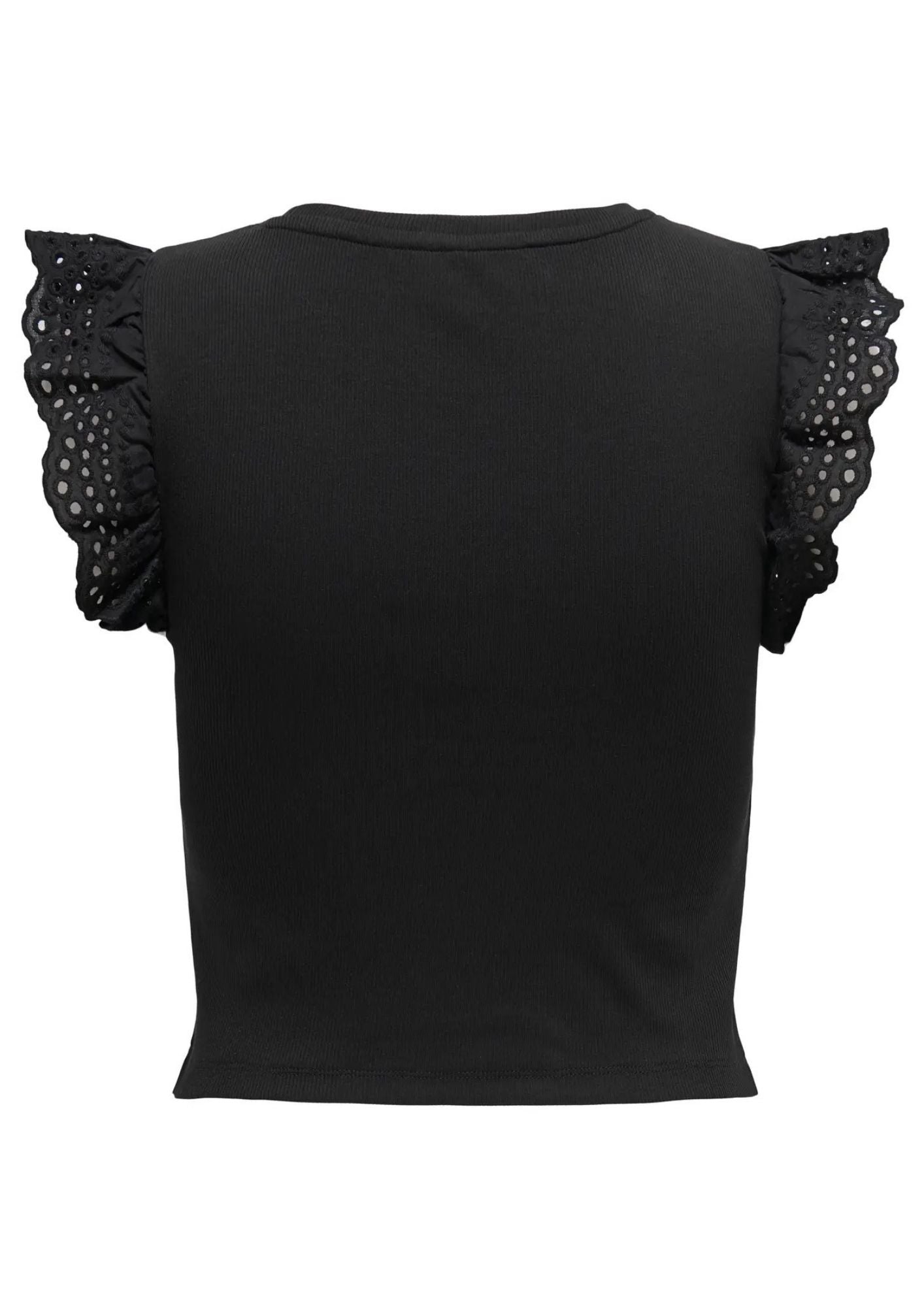 Only Top Donna Mathilda Nero 15308890 Black ONLY