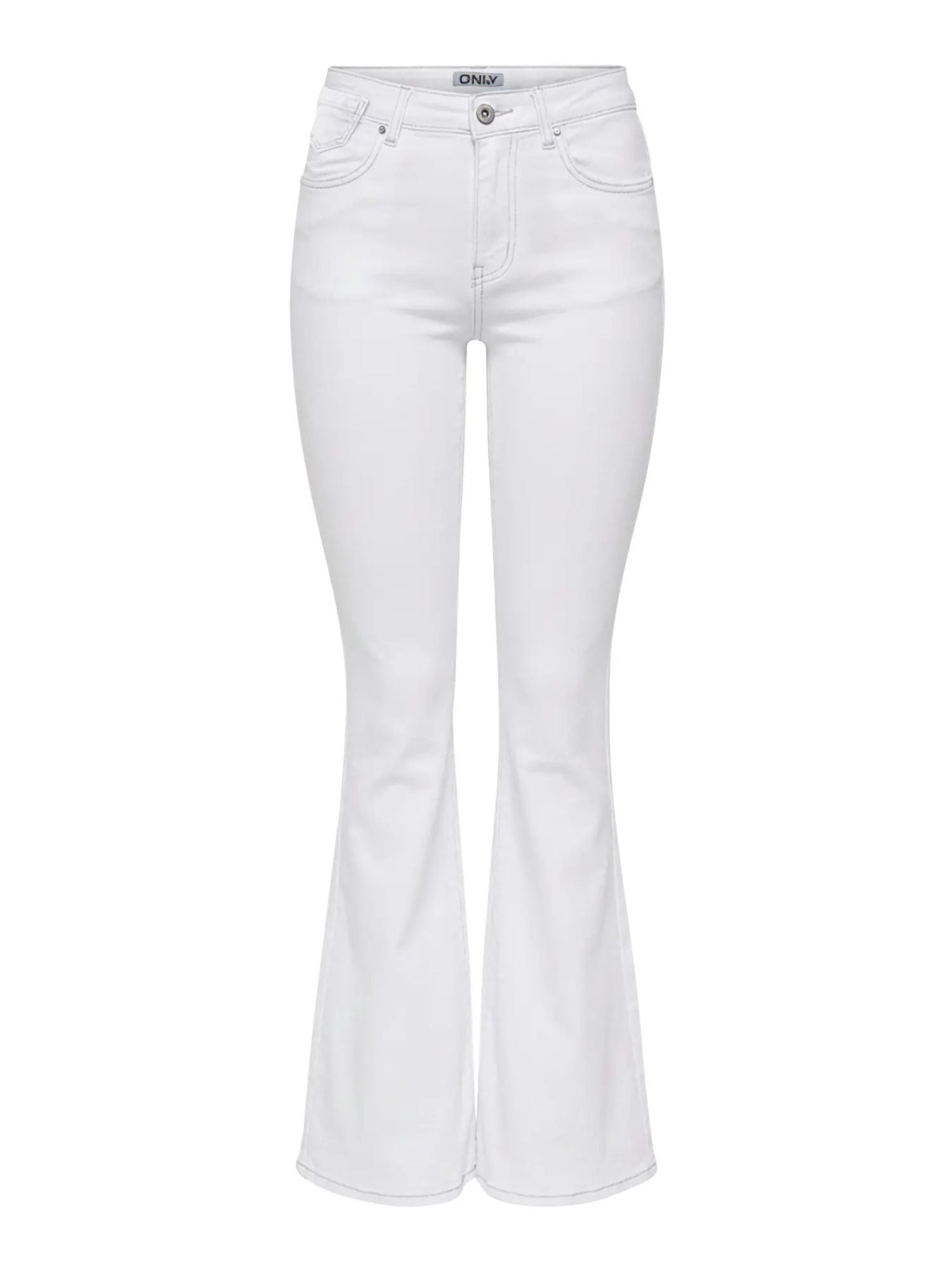 Only Jeans Donna Medium Blue Onlreese 15309845 White Denim ONLY