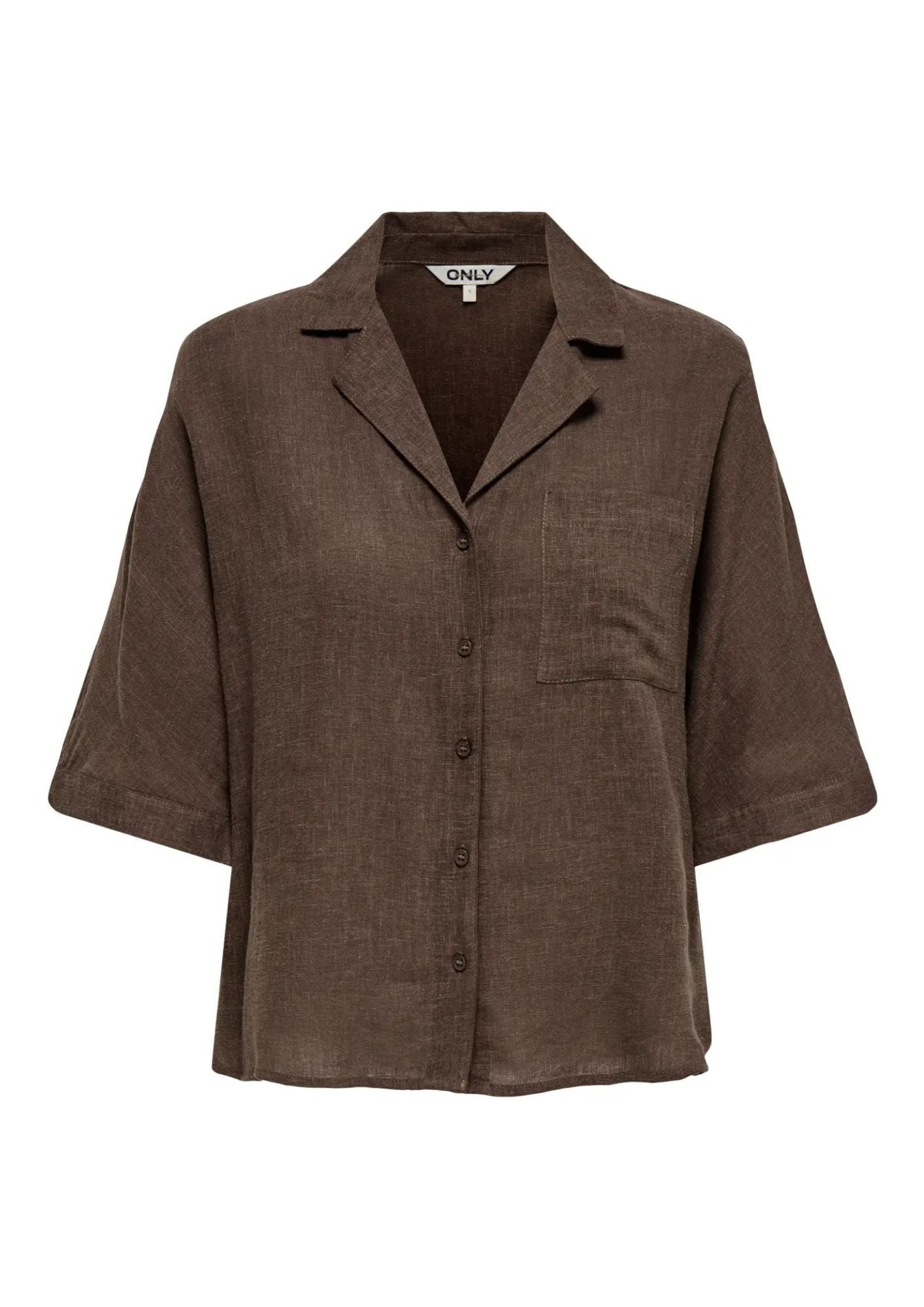 Only Camicia Donna Bruxelles Cioccolato 15314215 Chocolate Martini ONLY