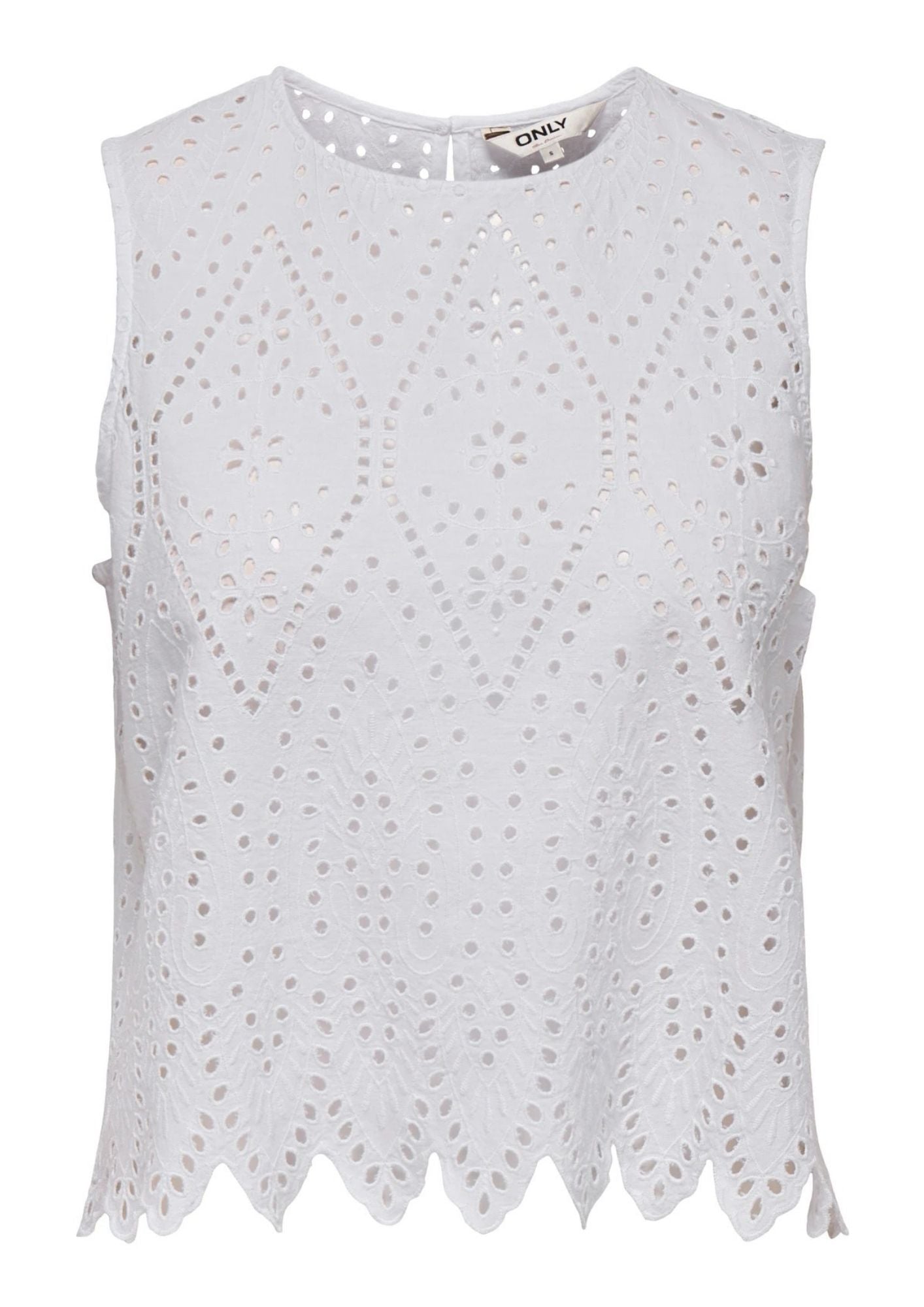Only Top Donna Tulum Bianco 15343156 Bright White ONLY