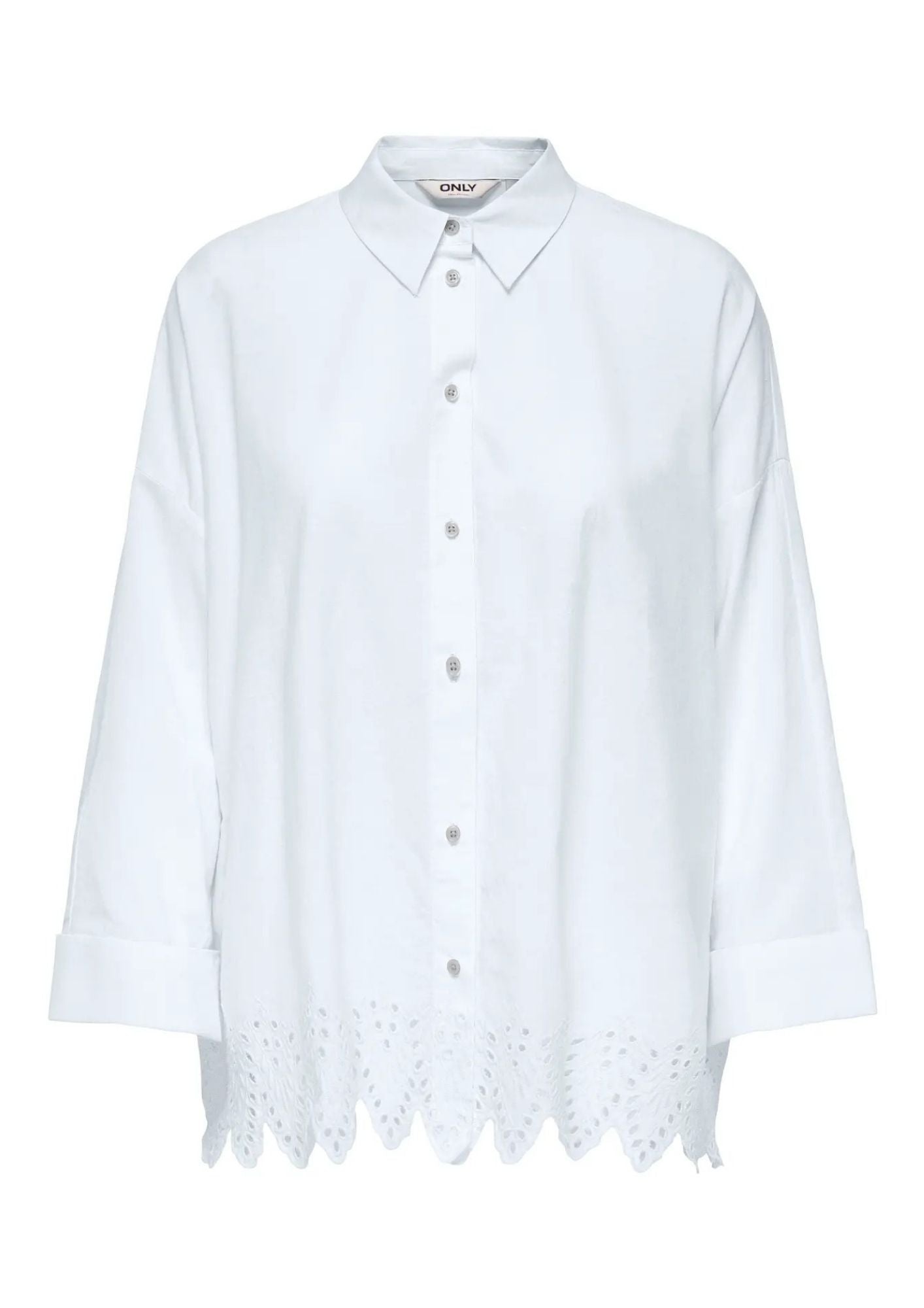 Only Camicia Donna Graces Bianca 15343165 Bright White ONLY