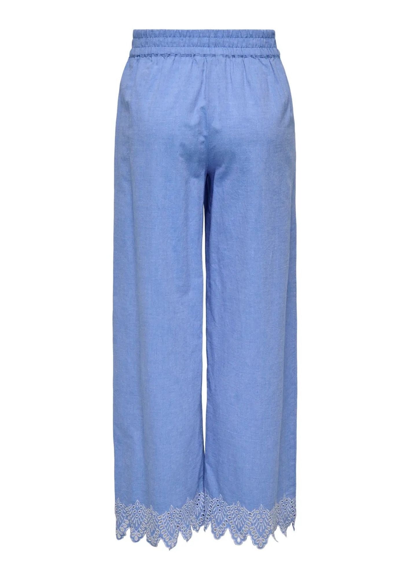 Only Pantalone Donna Paula Blu 15343184 Blue Bonnet ONLY