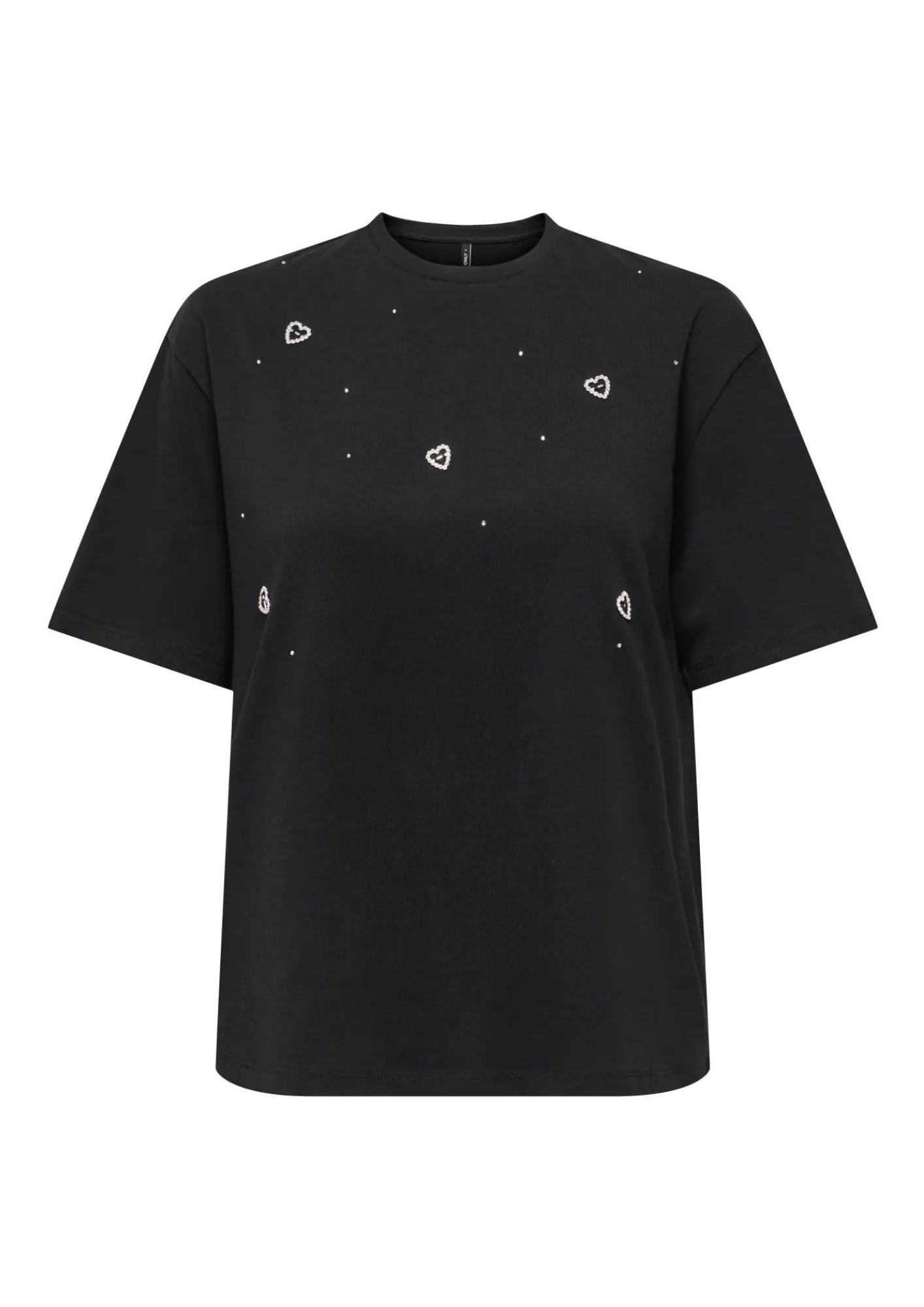 Only T-Shirt Donna Vita Nera 15343769 Black Mix ONLY