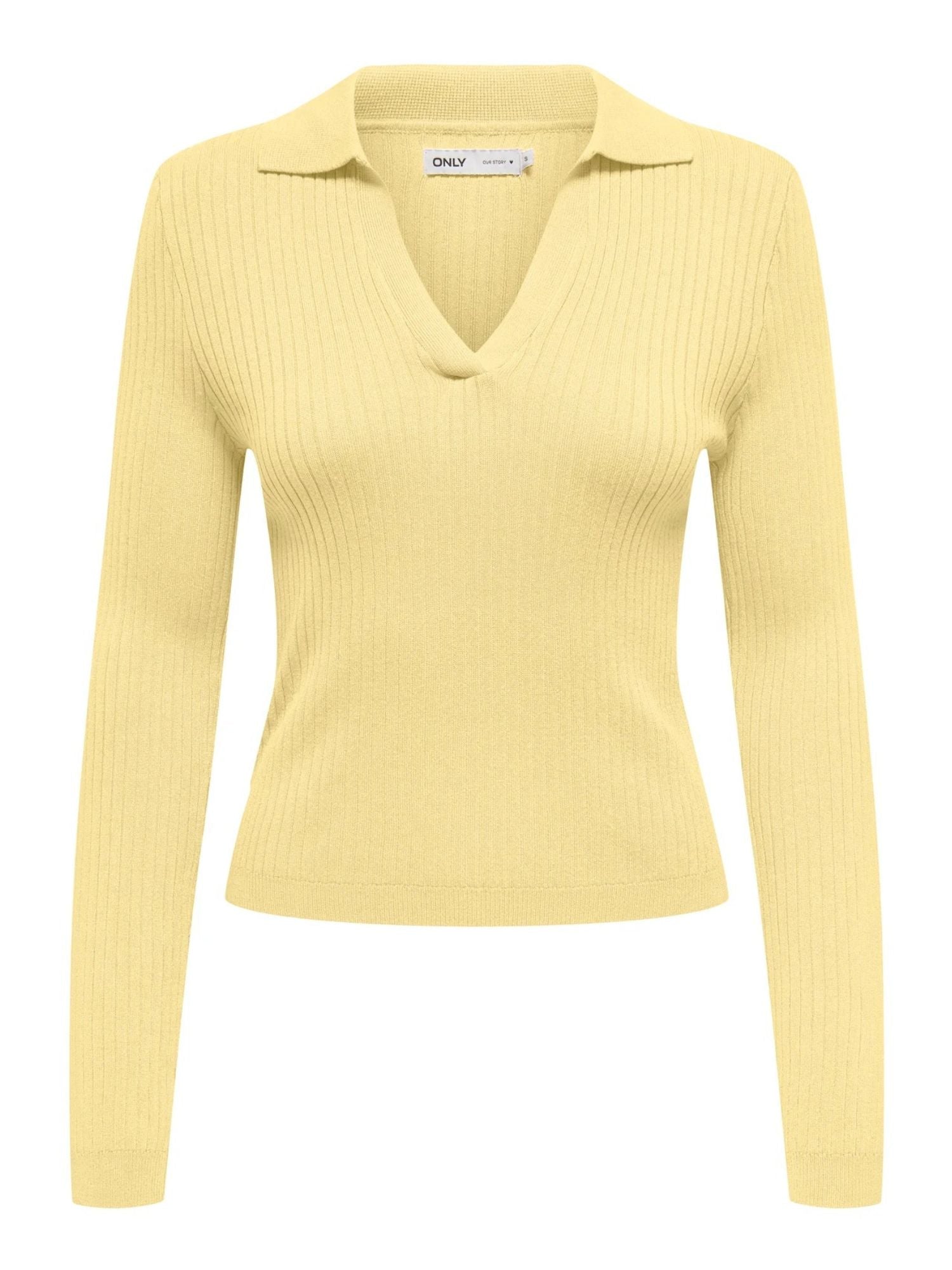 Only Maglia Polo Donna Double Cream Onlkaya 15344841 Double Cream ONLY
