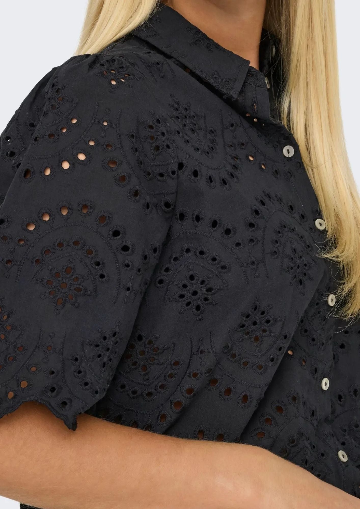 Only Camicia Donna Valais Nero 15351106 Black ONLY