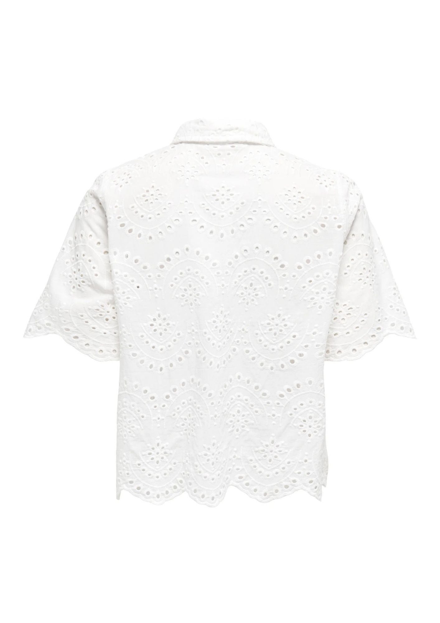 Only Camicia Donna Valais Bianco 15351106 Cloud Dancer ONLY