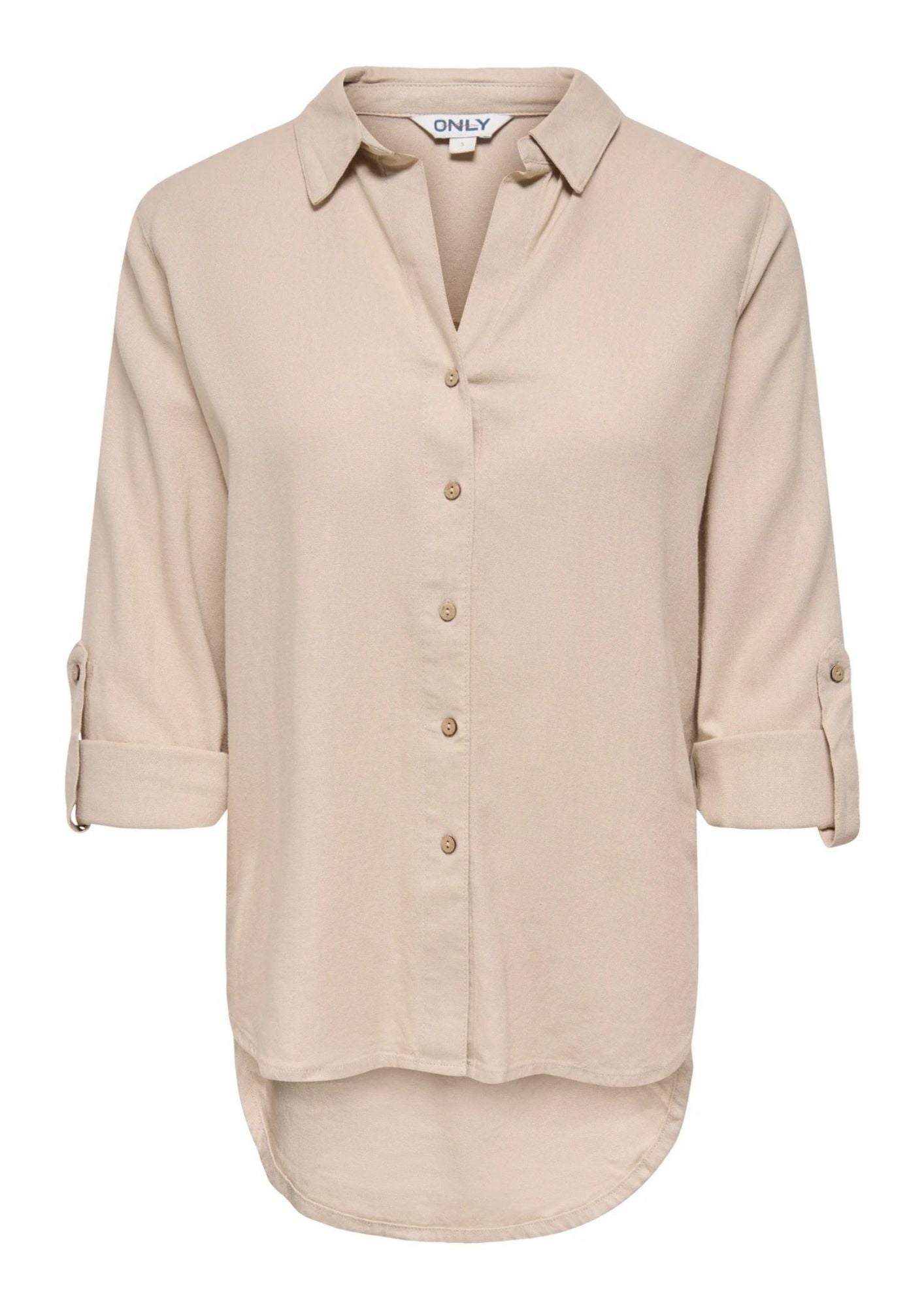 Only Camicia Donna Goa Beige 15363991 Oxford Tan ONLY