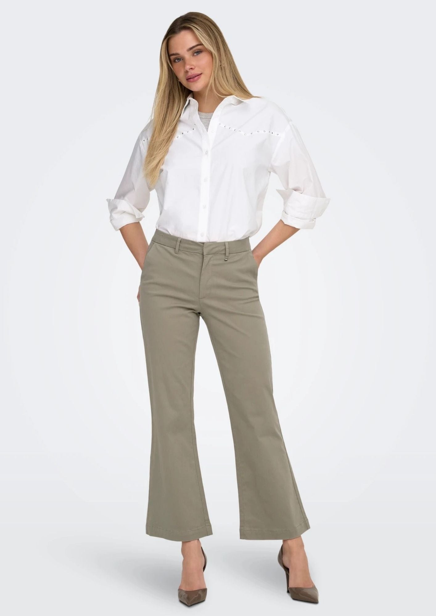 Only Pantalone Donna Stella Salvia 15364098 Brindle ONLY