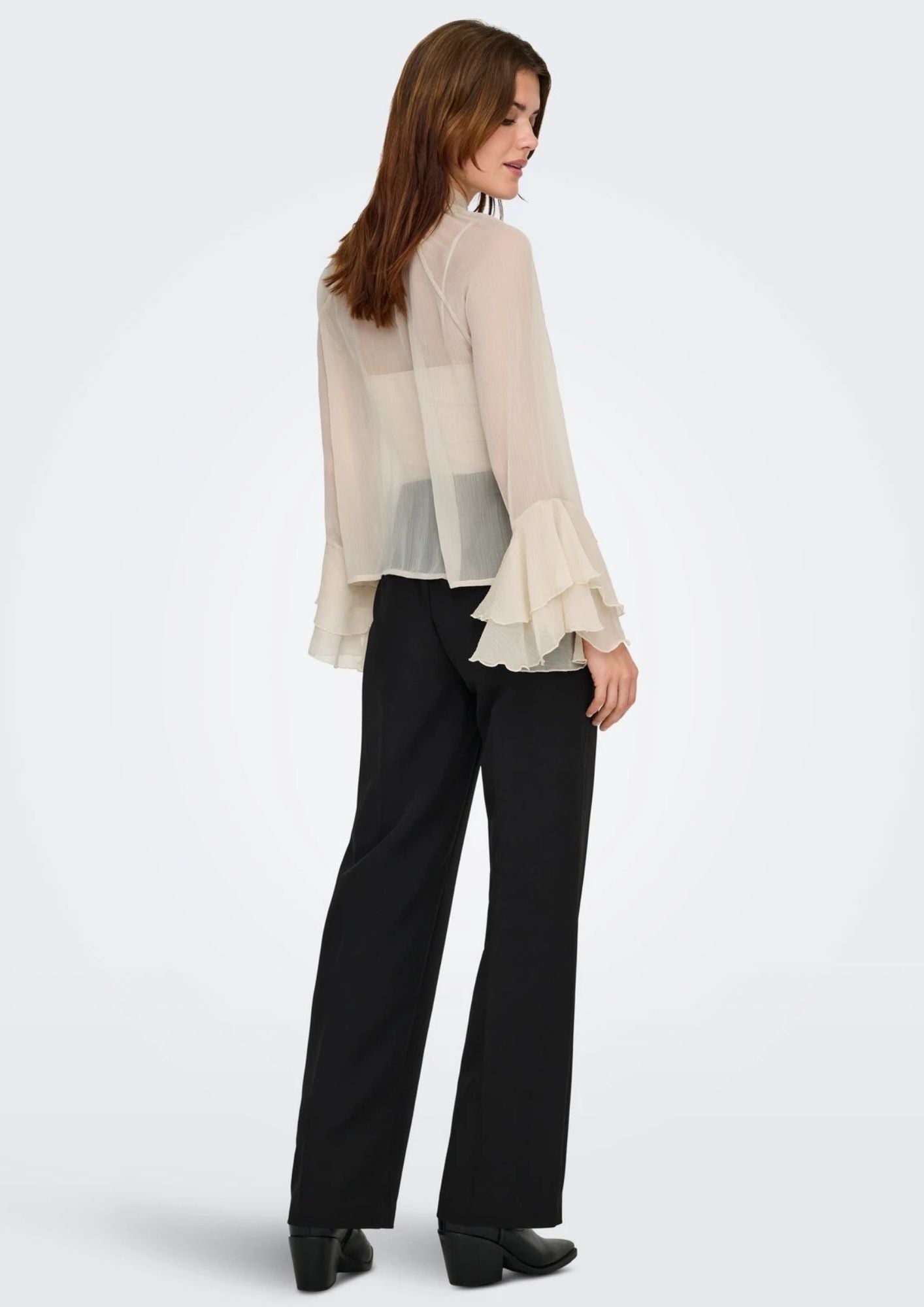 Only Blusa Donna Peninna Grigio Oxford 15367241 Oxford Tan ONLY
