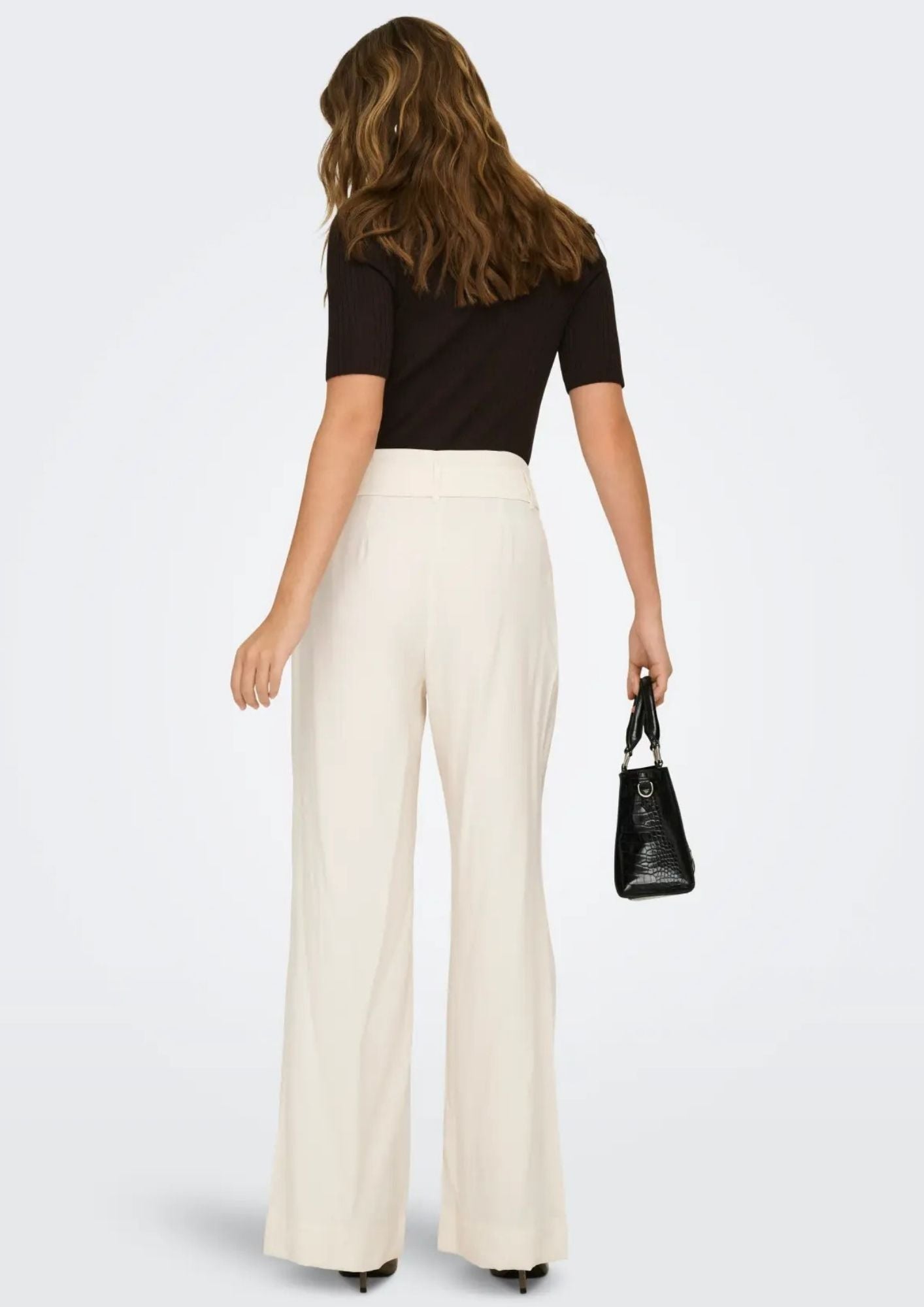 Only Pantalone Donna Tila Bianco 15367390 Cloud Dancer ONLY