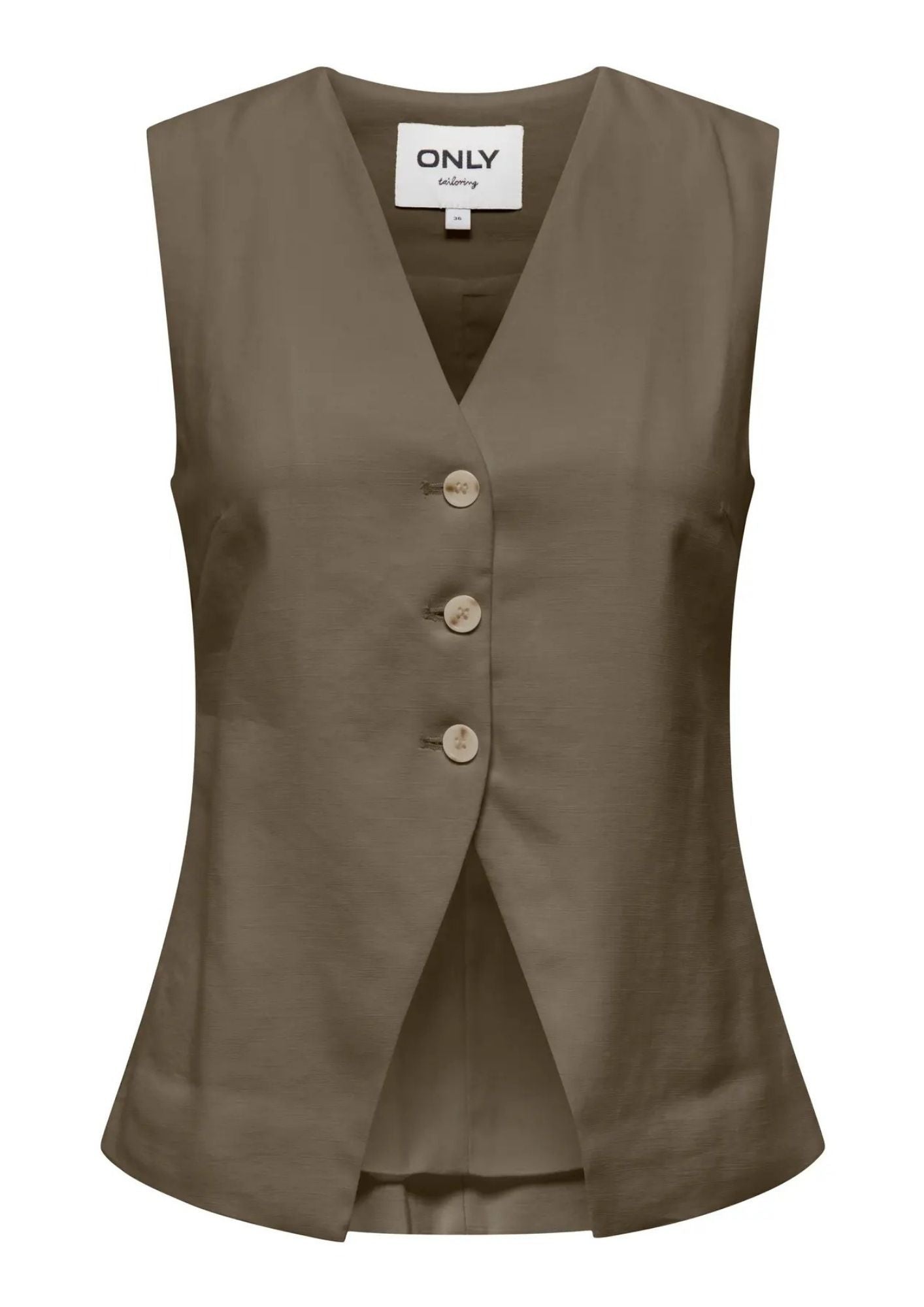 Only Gilet Donna Tila Grigio 15367399 Stone Gray ONLY