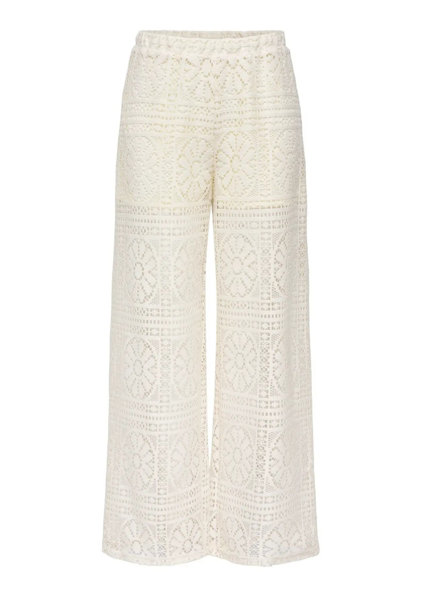 Only Pantalone Donna Lian Bianco Betulla 15372107 Birch ONLY
