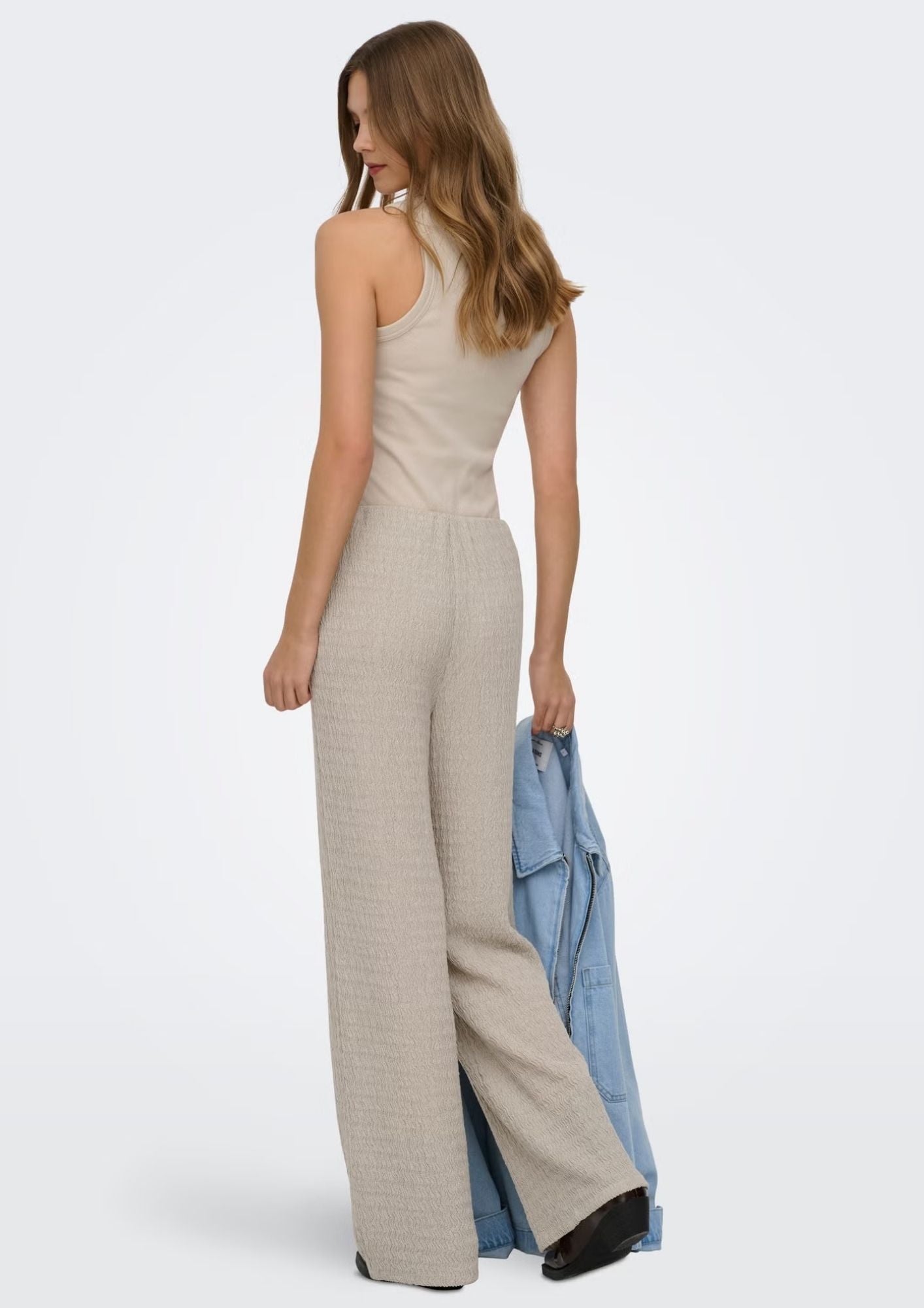 Only Pantalone Donna Isle Grigio 15374608 Silver Lining ONLY