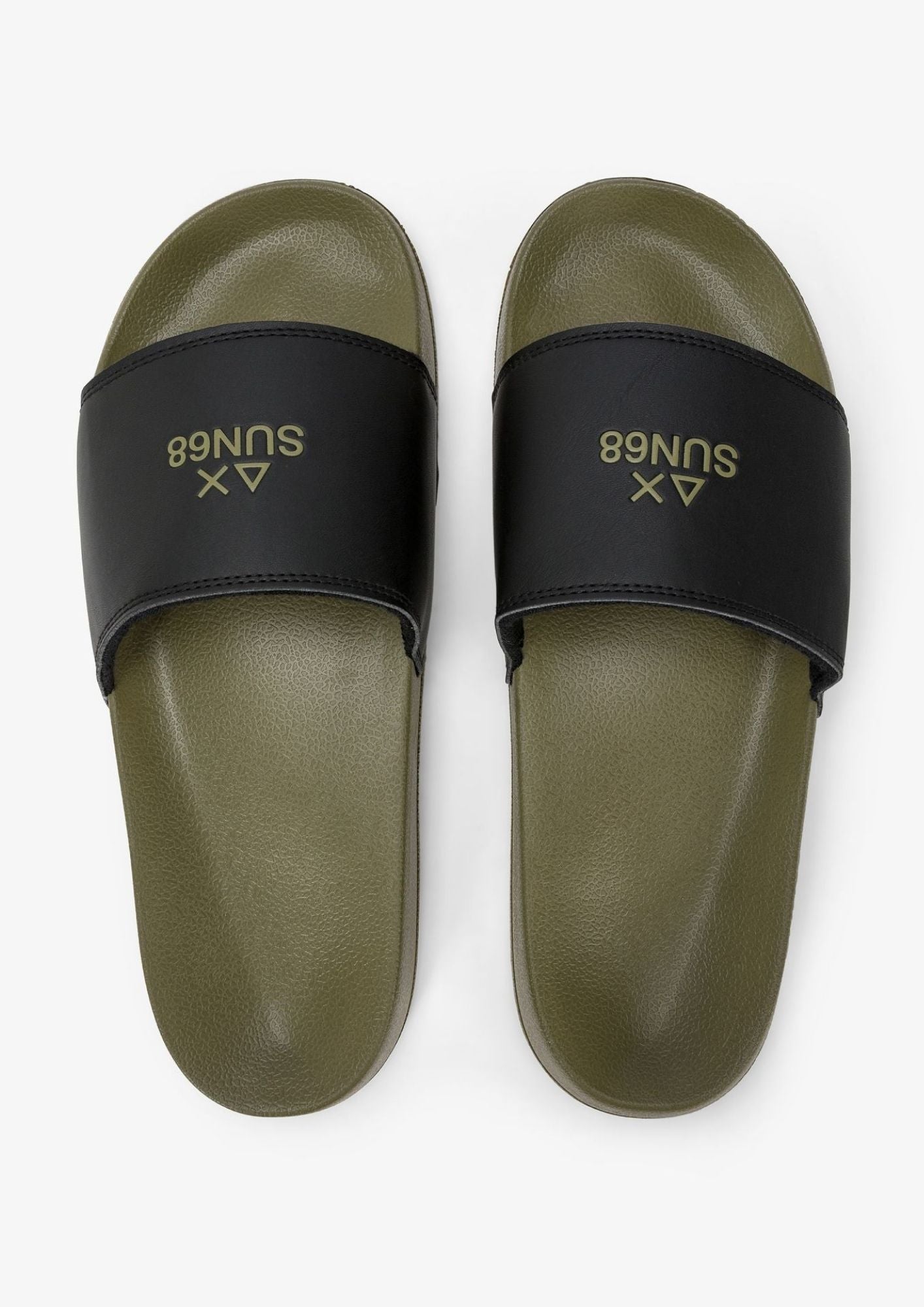Sun68 Ciabatte Uomo Verde Militare X36101 1911 SUN68